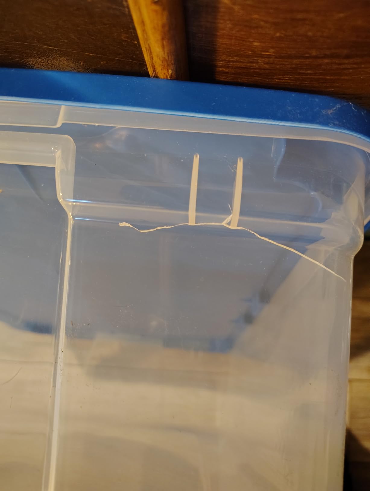 HOMZ Clear Plastic Storage Bins w/Snaplock Lids, 28 Qt, Gray, 2 Pack customer photo 2