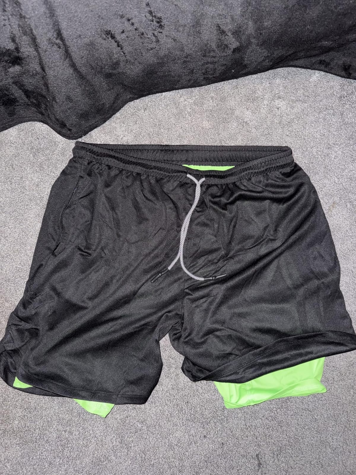 Leidowei Men's 2 in 1 Workout Running Shorts Lightweight Training Yoga Gym 7