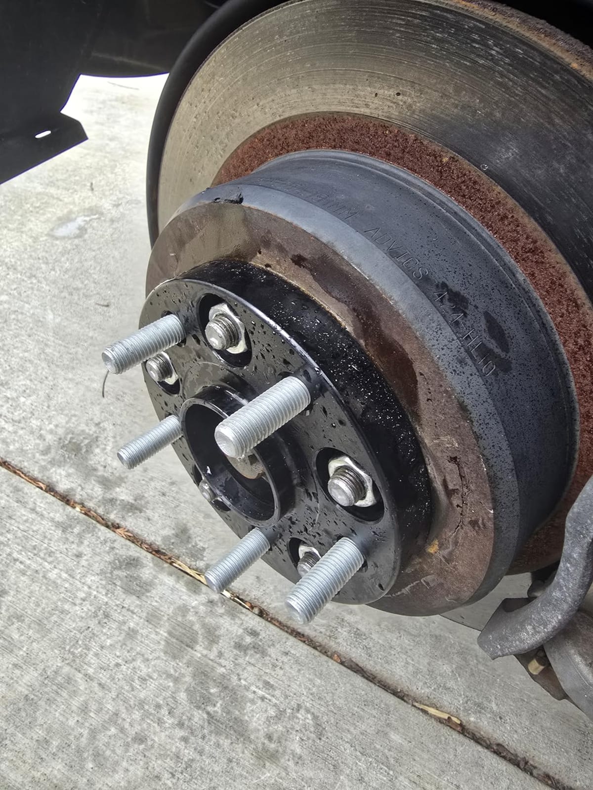 KSP 1inch 5x114.3 Wheel Spacers Fit Tacoma Camry RAV4 Lexus IS250, 5 Lug Hubcentric 5x4.5 Forged Wheel spacers 25mm for Lexus G35 ES300 ES350 with 12x1.5 Studs 60.1mm Hub Bore, Set of 4 customer photo 1