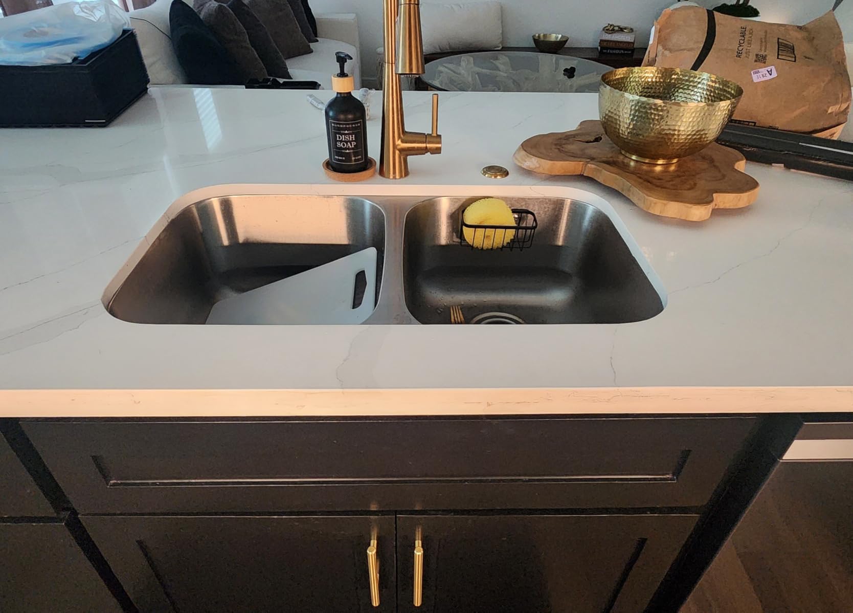 Sarlai 33 White Farmhouse Sink - 33x20 Inch Kitchen Sink Apron Front Ceramic Porcelain Vitreous Fireclay Single Bowl Farmer Sinks Basin customer photo 1