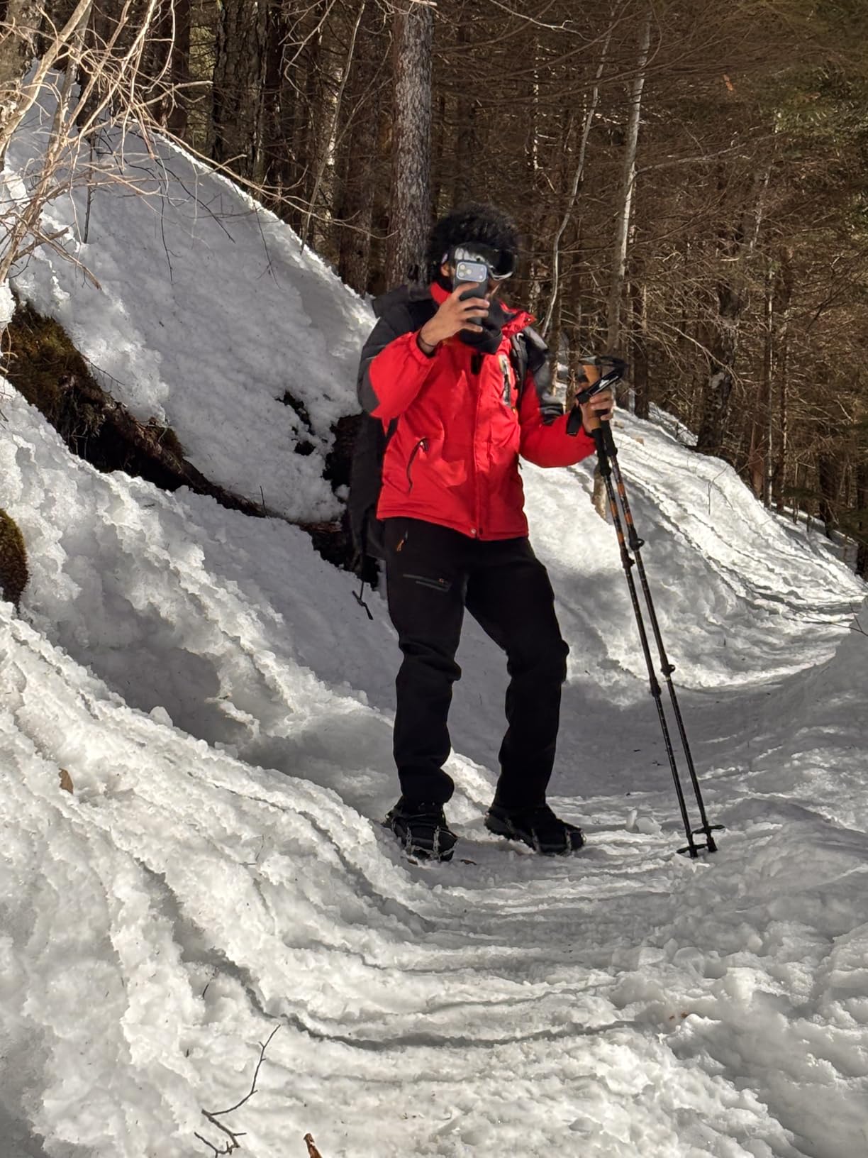 MAGCOMSEN Men's Snow Ski Winter Pants Waterproof Hiking Fleece Lined Pants customer photo 1