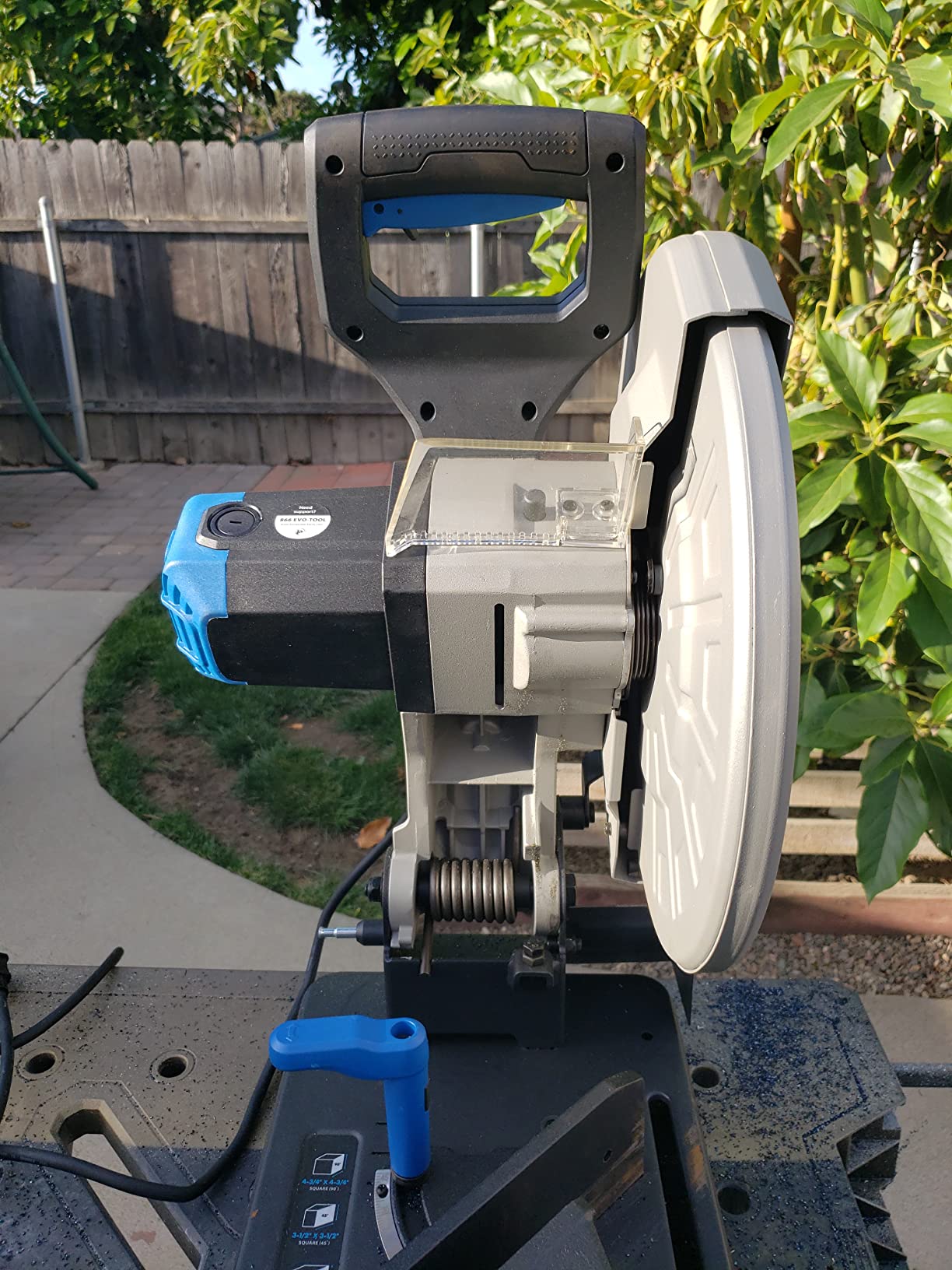 Evolution S355CPSL – Heavy Duty 14 Inch Metal Cutting Chop Saw W/ 14 Inch Carbide-Tipped Blade | Dry Cut | Miter 45° | Chop Saw For Cutting Metal – Accurate. Powerful. Reliable customer photo 1