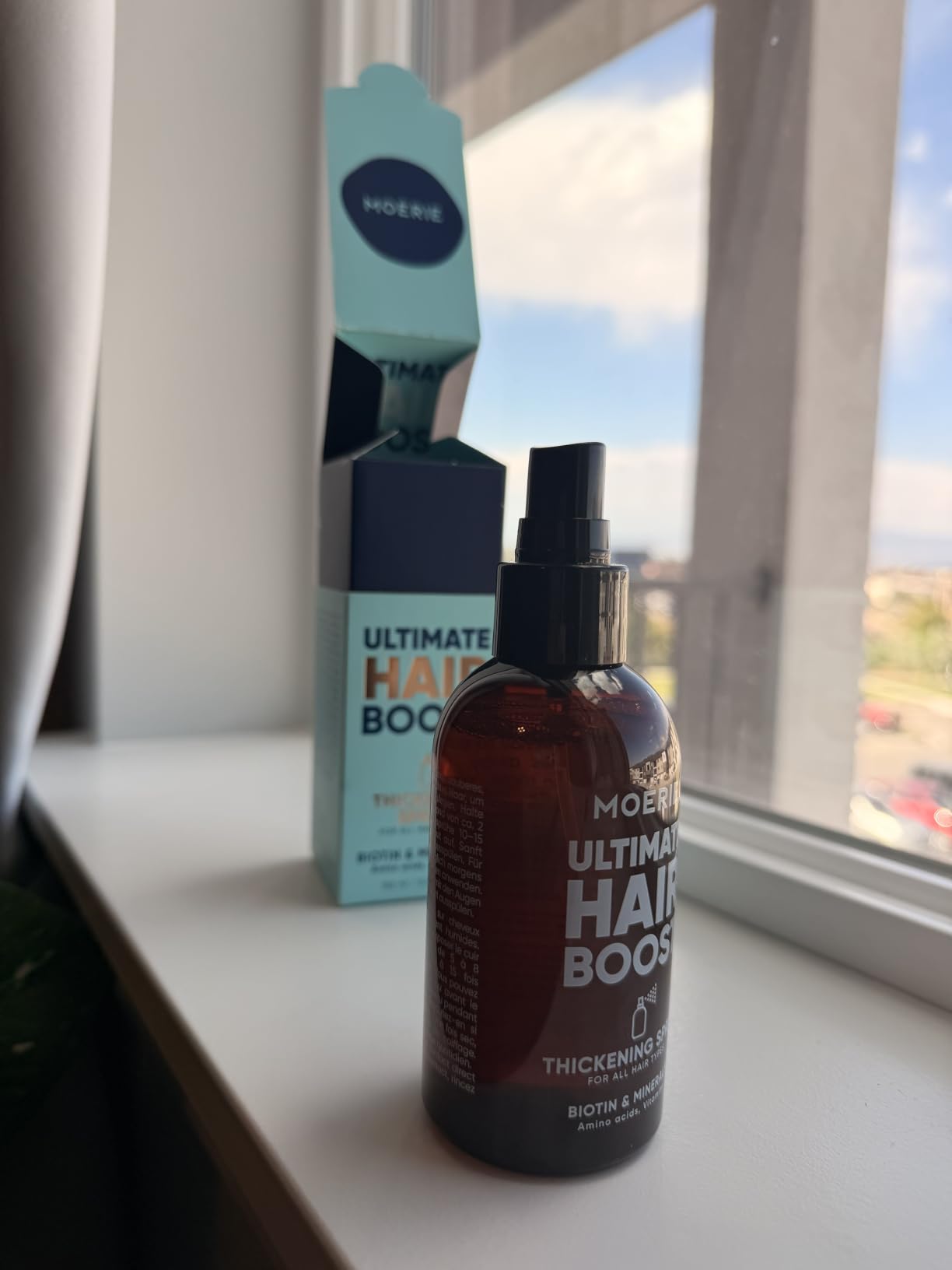 Moerie Hair Growth Serum Spray for Men and Women, Hair Loss Solution with Biotin and Rosemary, Thickening Serum for Hair Regrowth and Thinning Hair - Ultimate Scalp and Growth Care customer photo 2