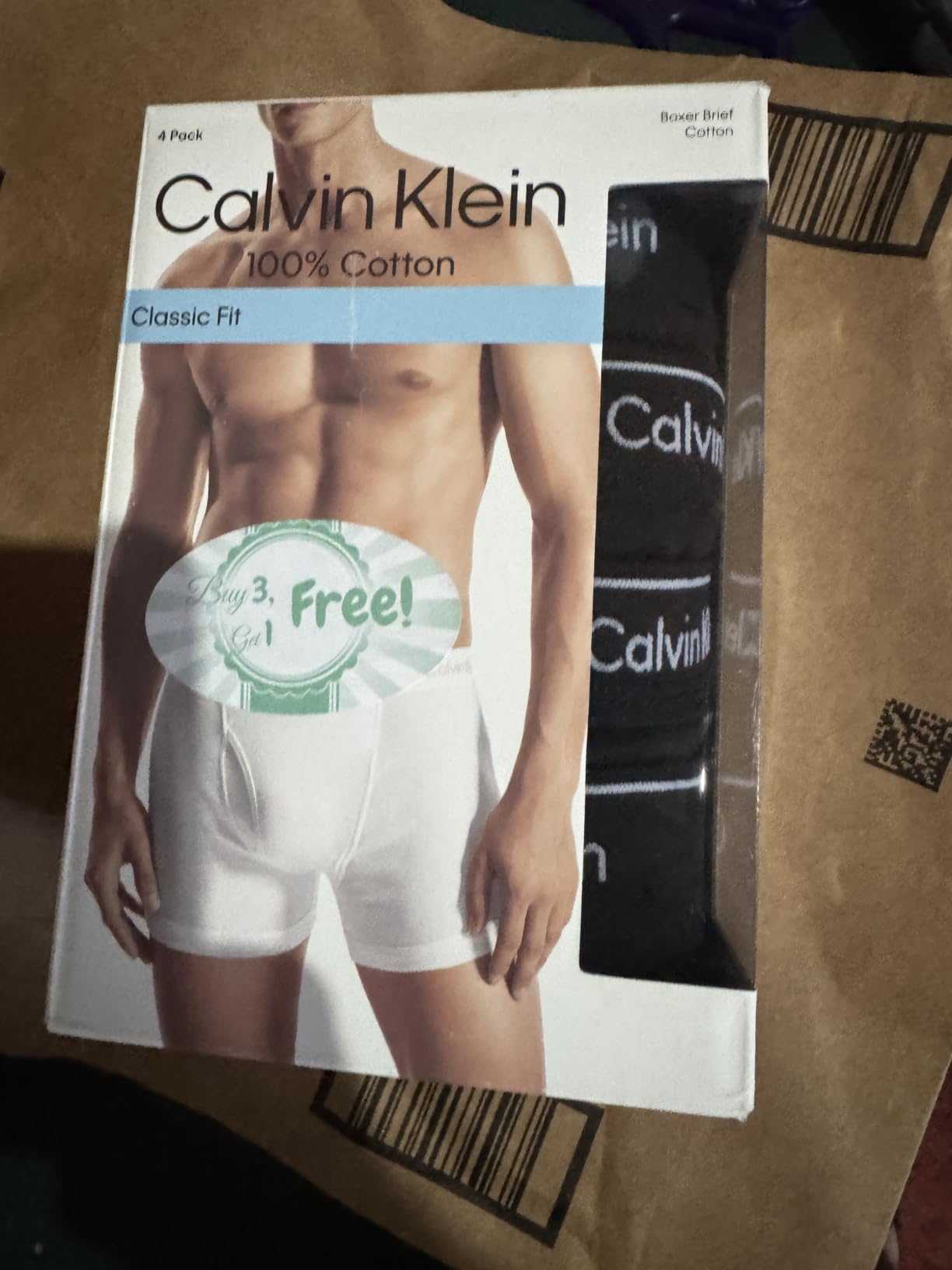 Calvin Klein Men’s Cotton Classics 3-Pack Boxer Brief customer photo 2