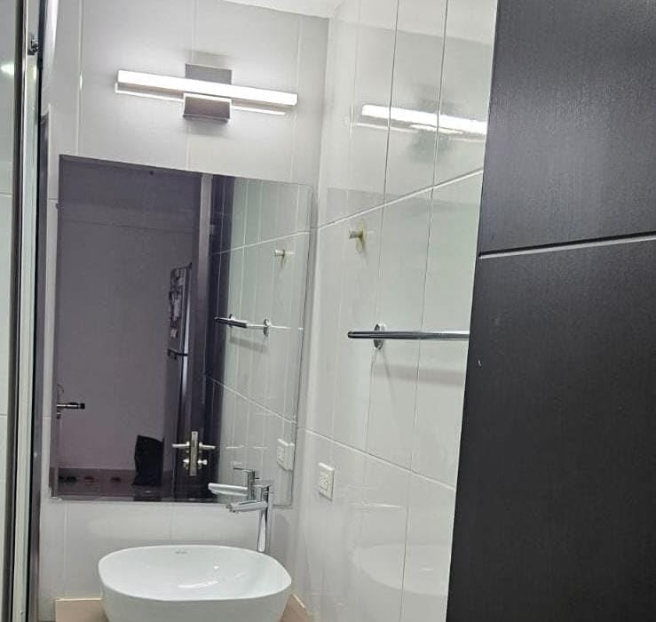 Combuh Bathroom Light Fixtures Over Mirror, Modern Bath Wall Lamp Chrome customer photo 2