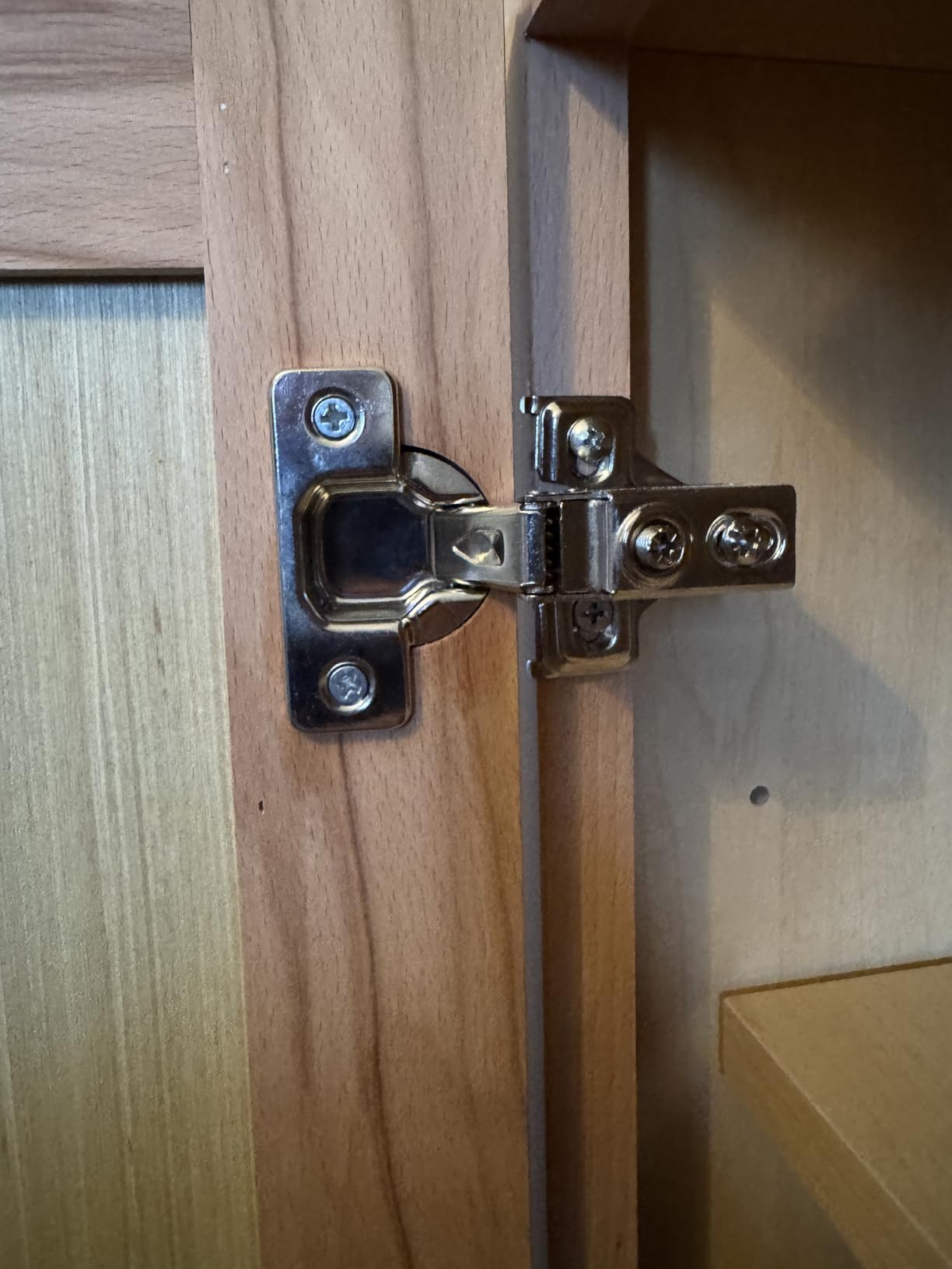 20 Pack Soft Close Cabinet Door Hinges for 1/2 Inch Overlay Cupboard, 105 Degree Opening Angel, Stainless Concealed Kitchen Cabinet Hinges with Mounting Screws, Manual and Door Bumpers customer photo 2
