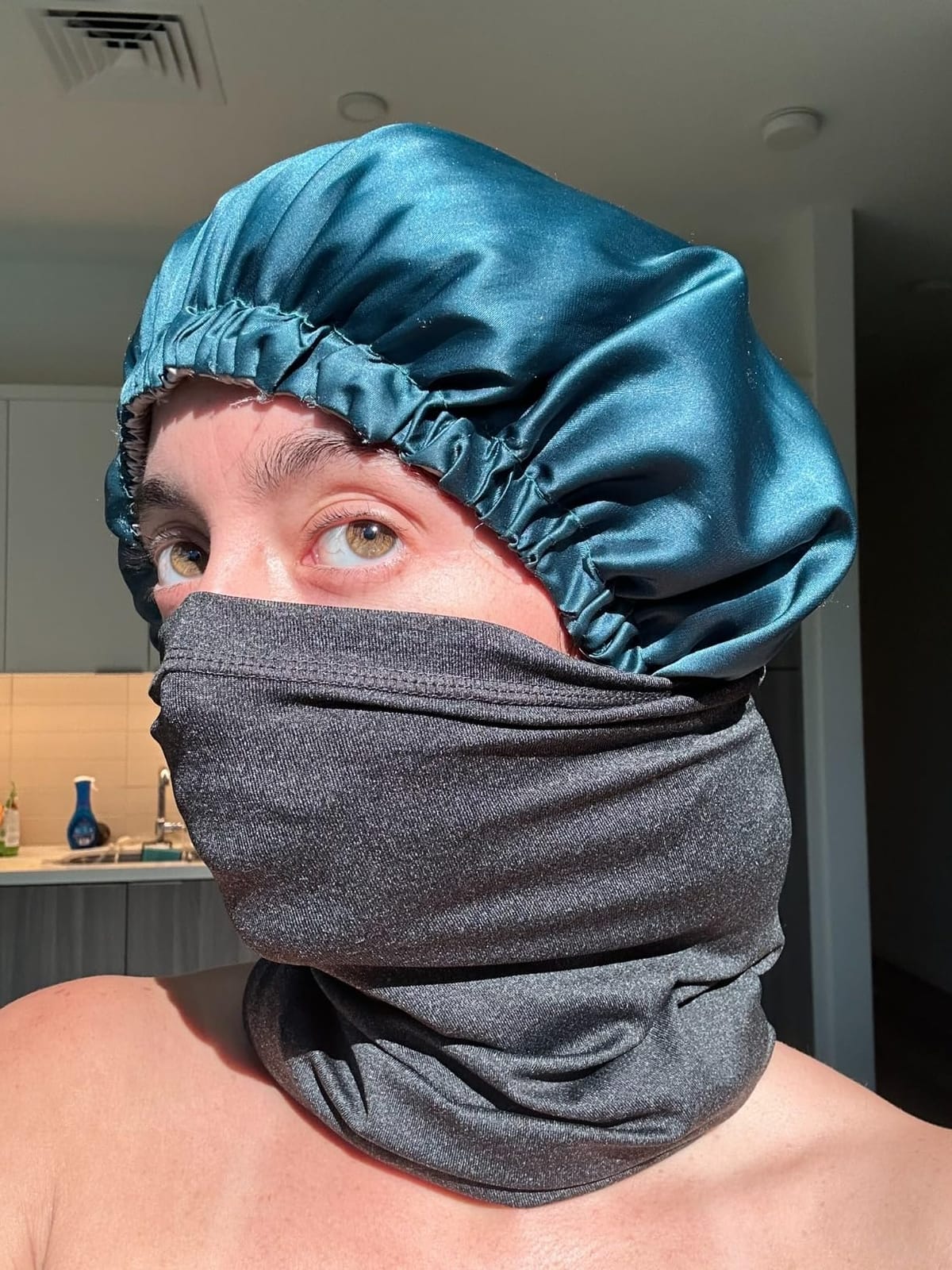 TICONN Neck Gaiter for Men Women, Cooling Bandana Face Mask Cover Gator customer photo 1