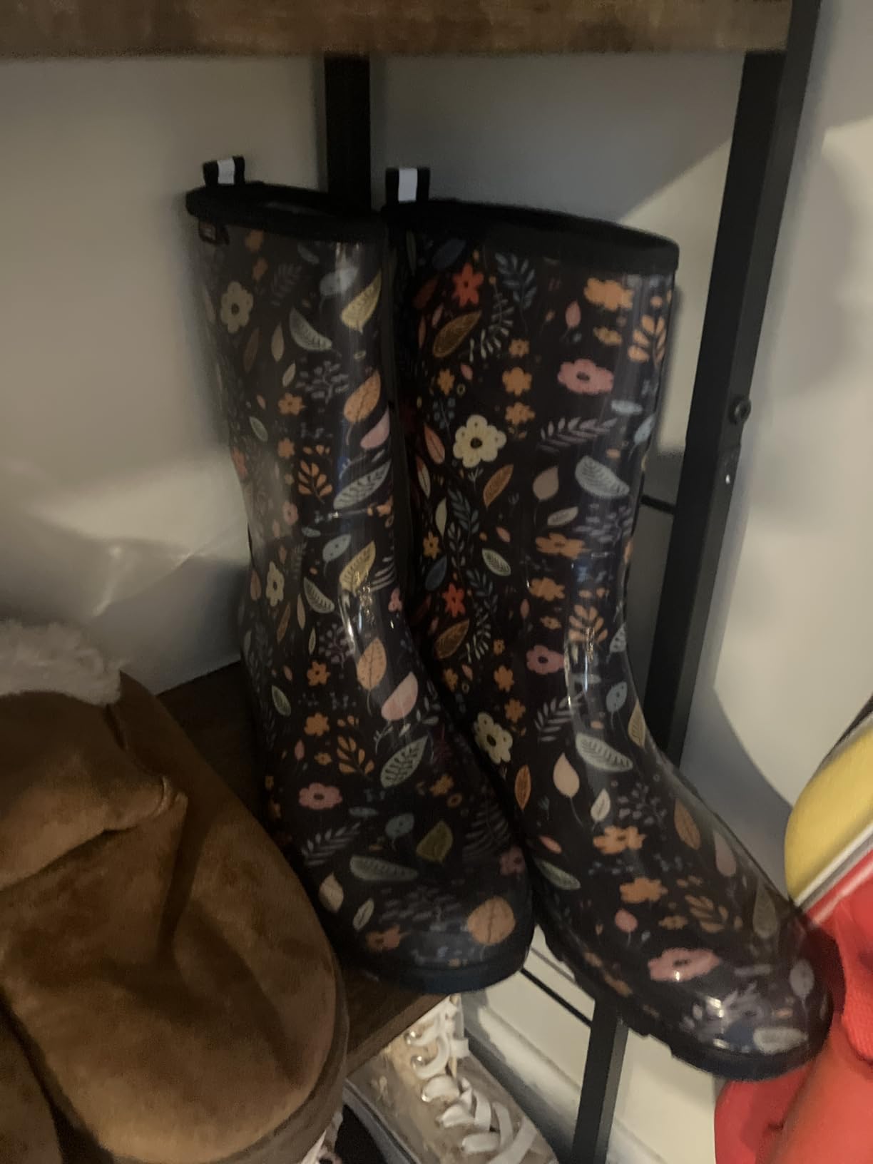 HISEA Women's Rain Boots Waterproof Mid Calf Garden Farm Rubber Boots customer photo 2