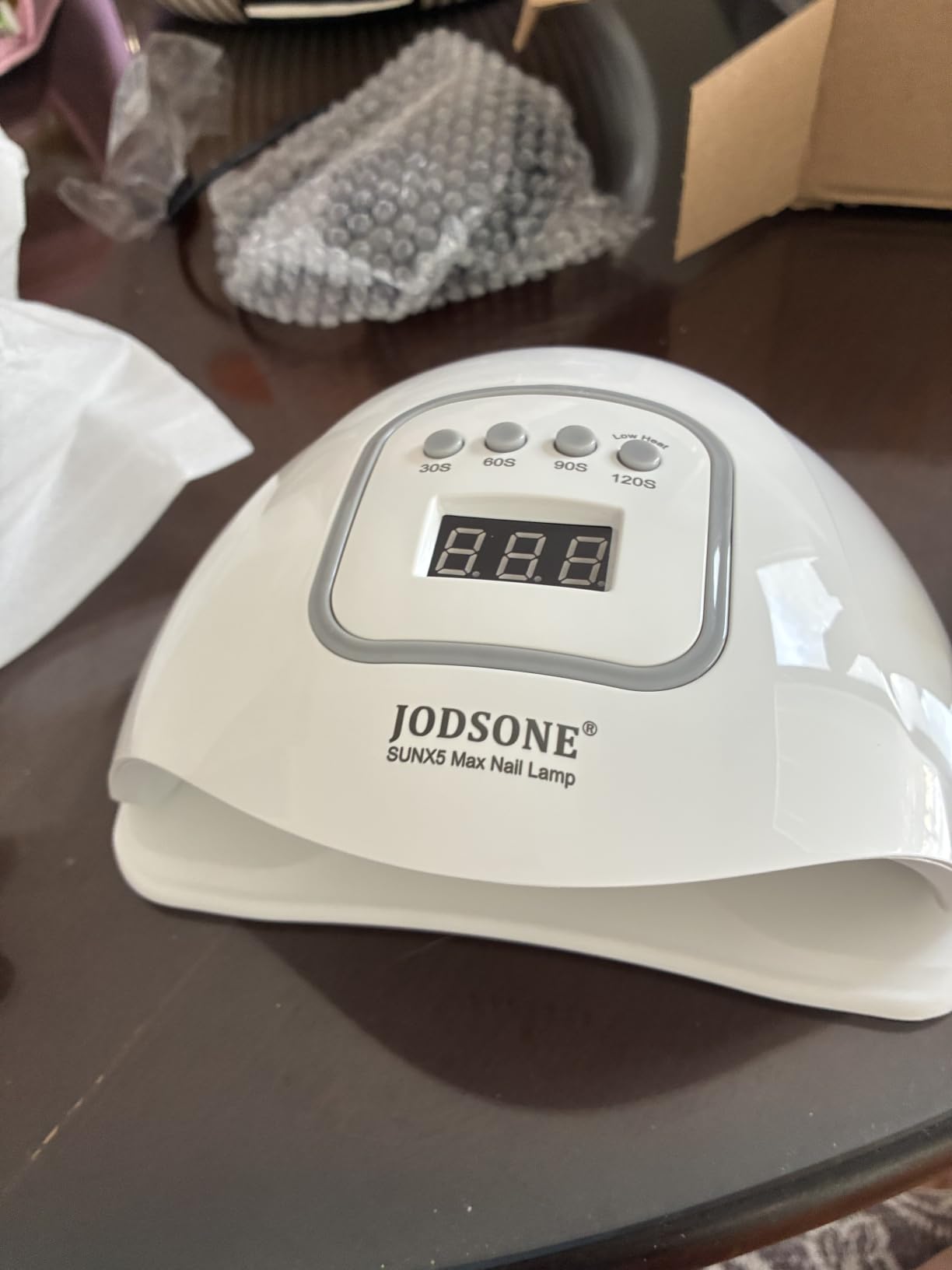 JODSONE U V LED Nail Lamp, Nail Dryer for Gel Polish, Led Light with Automatic Sensor & 4 Timers customer photo 2