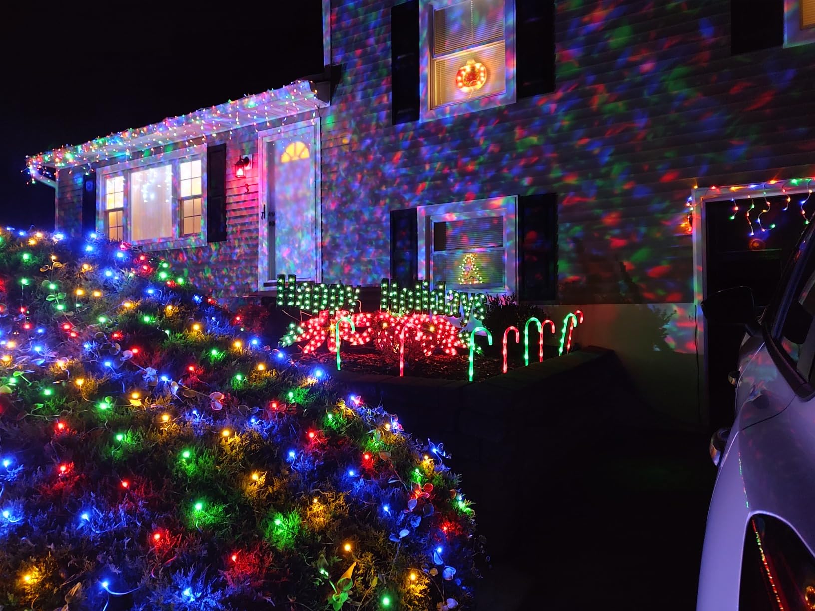 Lomotech 12ft x 5ft 360 LED Christmas Net Lights(1 Pack, White) customer photo 1