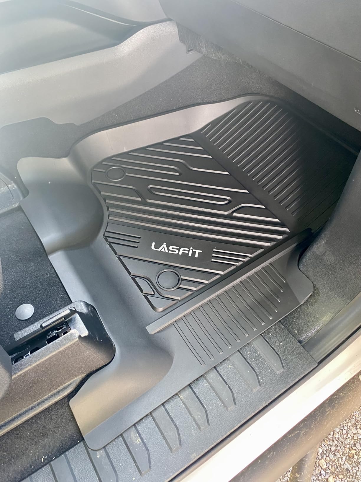 LASFIT Floor Mats for Ford F-150 2015-2026 SuperCrew, w/o Fold Flat Storage customer photo 2