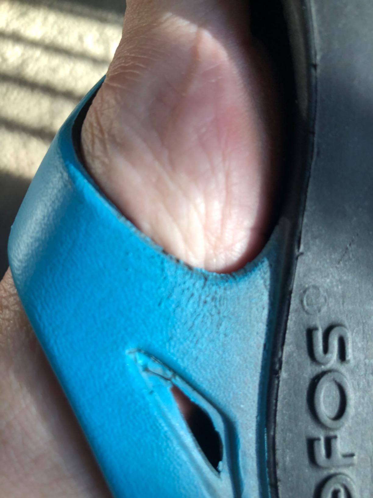 OOFOS - Unisex OOriginal Sport - Post Exercise Active Sport Recovery Thong Sandal customer photo 1