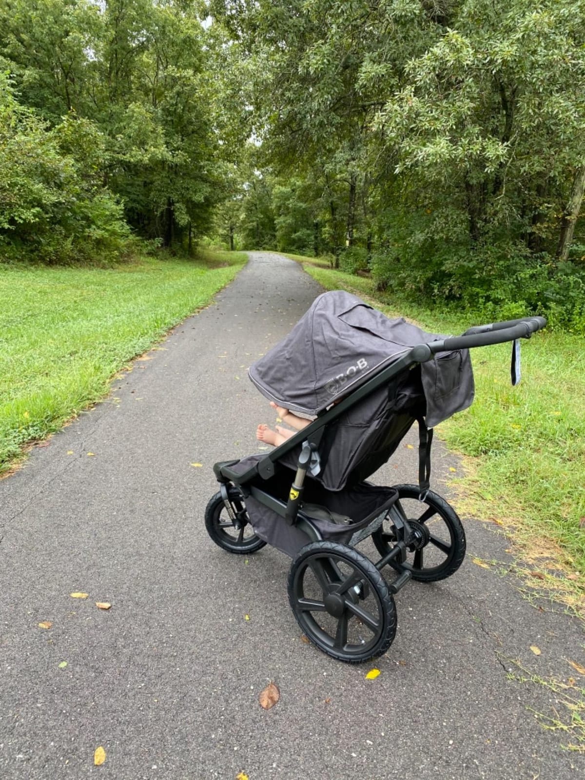 BOB Gear Alterrain Jogging Stroller, Melange Black customer photo 2