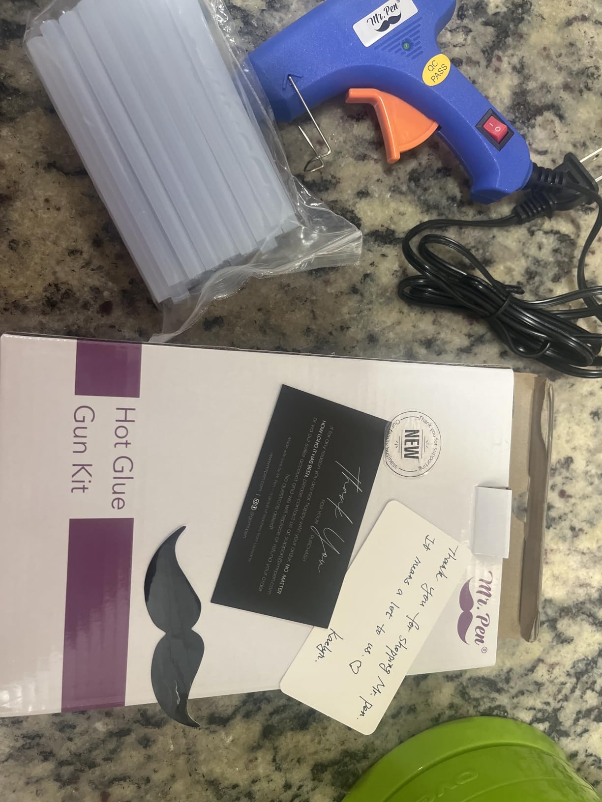 Mr. Pen Hot Glue Gun Kit - Glue Gun with 10 Glue Sticks, Mini Craft Glue Gun Set customer photo 2