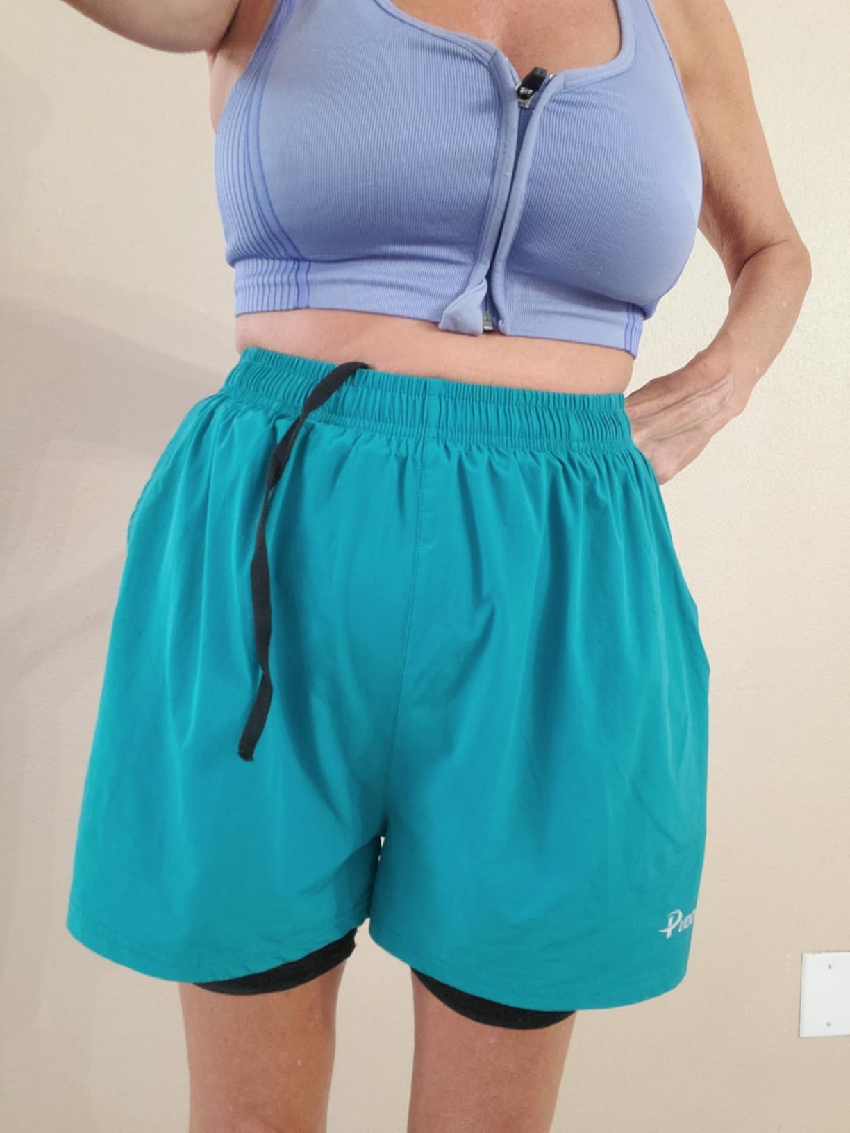Pudolla Men’s 2 in 1 Running Shorts 5