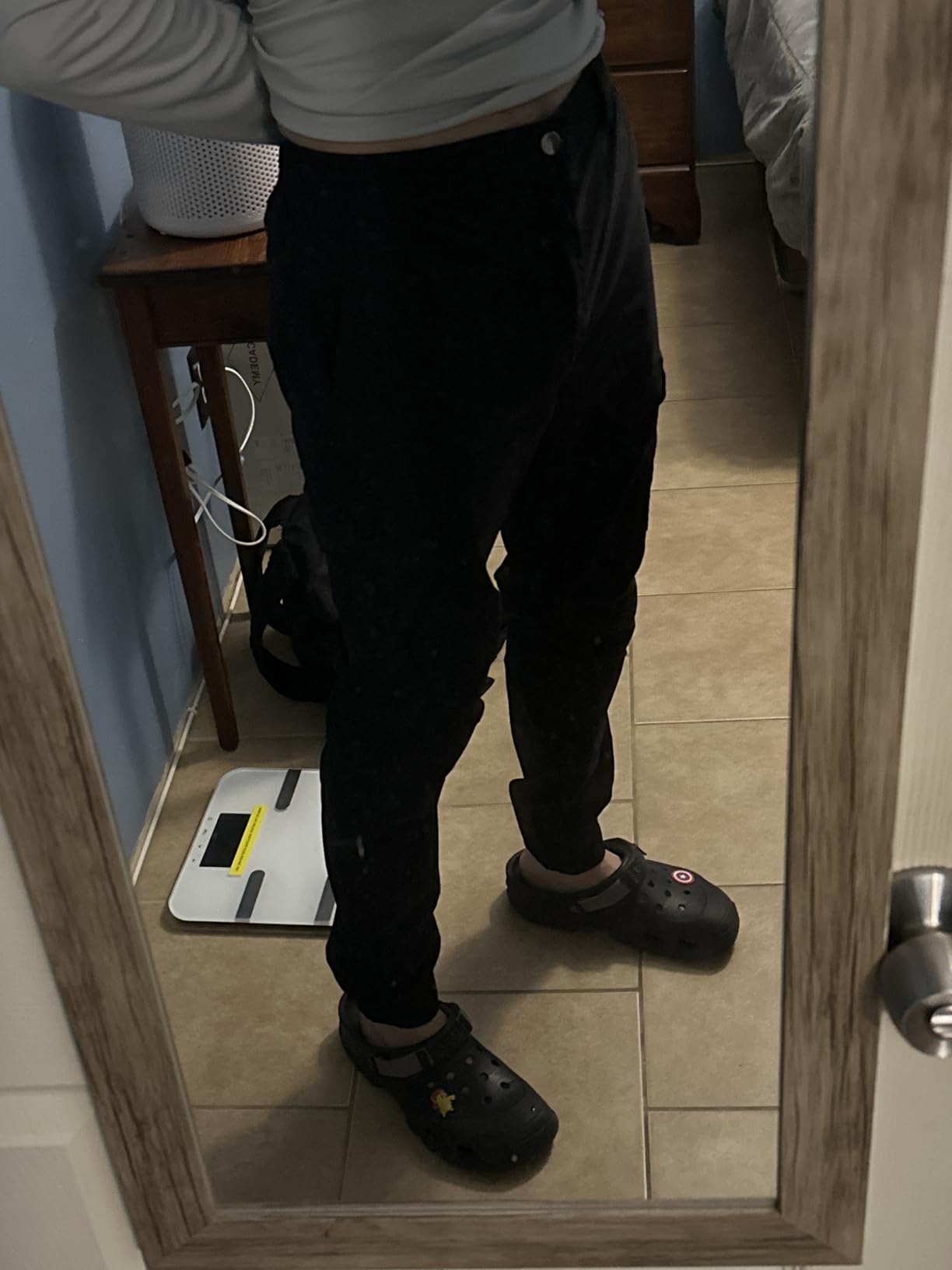 PULI Hiking Pants for Men Cargo Joggers Tapered Outdoor customer photo 2
