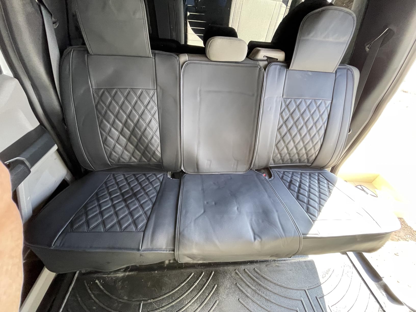Aierxuan Car Seat Covers for Ford F150 F250 F350 F450 Truck (Black) customer photo 1