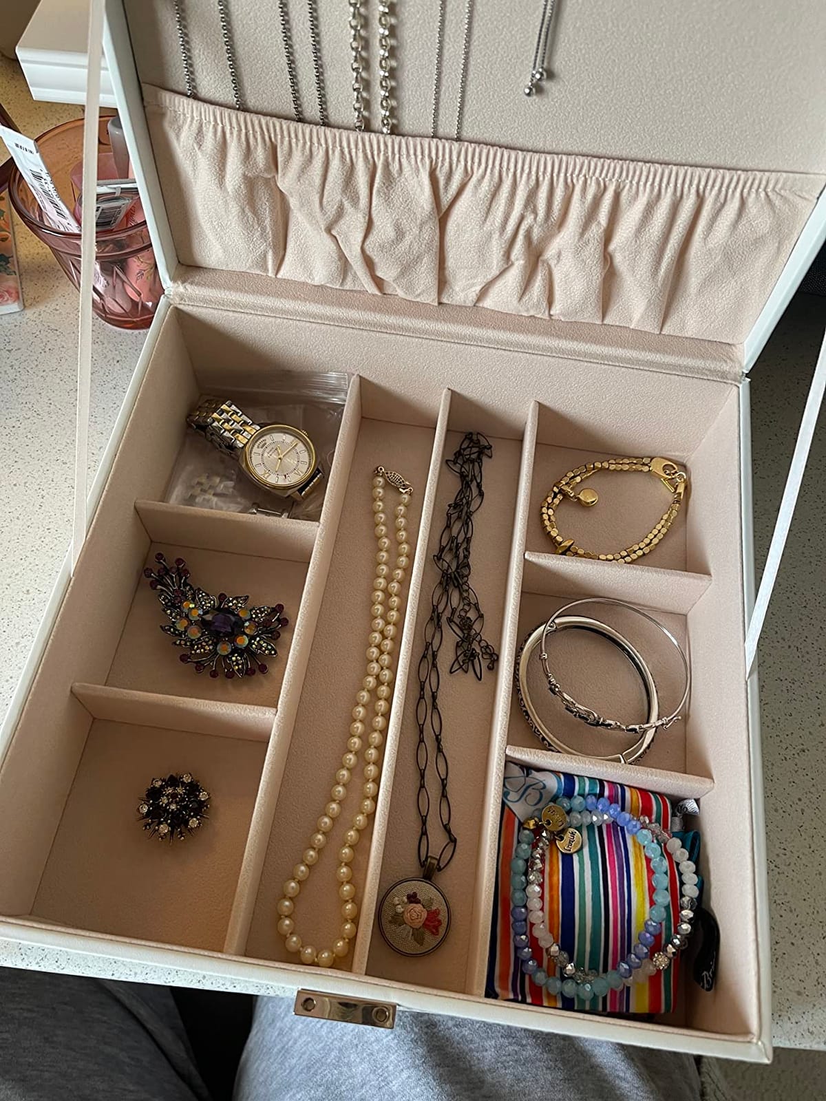 ProCase 2 Layers Jewelry Box for Women -Black customer photo 2