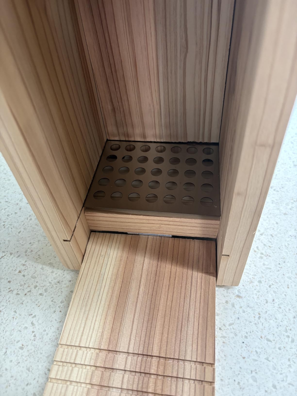 WHITEHORSE Bluebird House - Weatherproof Bird House for Outdoors - Cedar Birdhouse Built to NABS Specs - Nest Box for Bluebirds, Chickadees, Titmice, Wrens, Nuthatches & More (15” Floor) customer photo 1