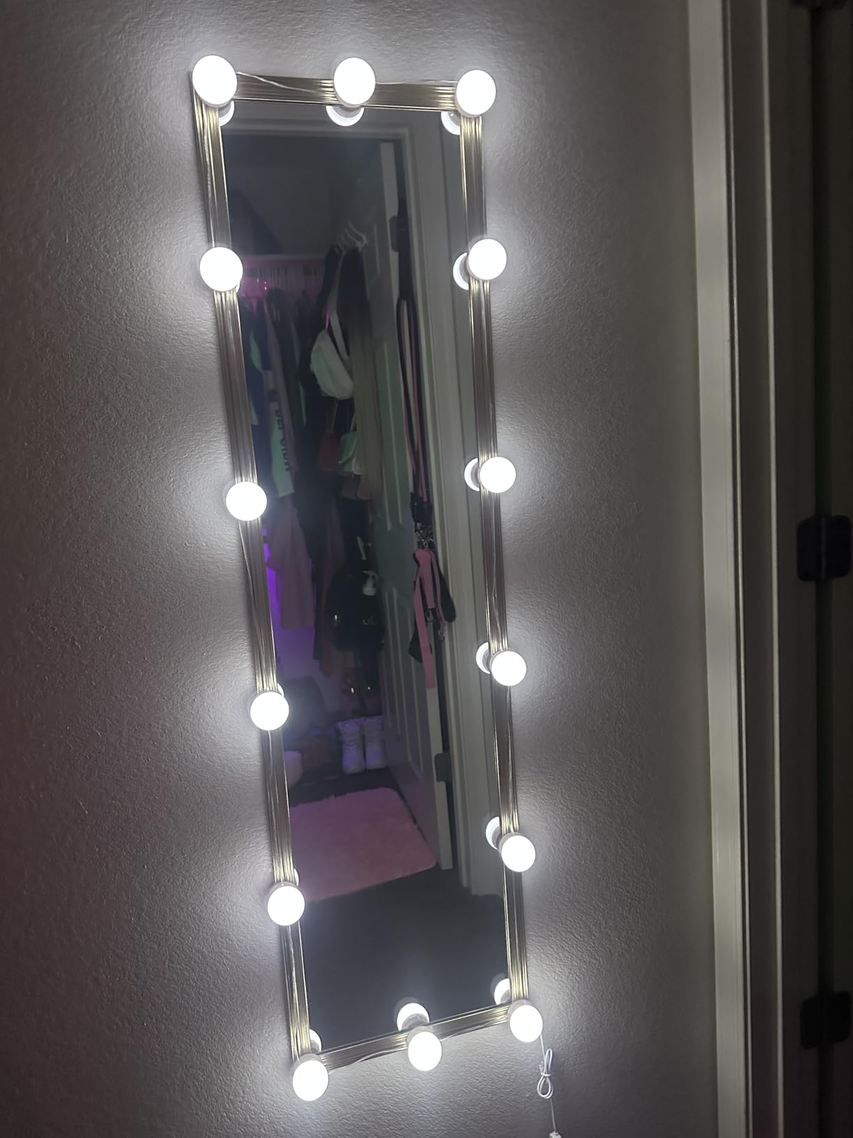 LED Vanity Mirror Lights,Hollywood Style,14 Bulbs Makeup Light customer photo 2