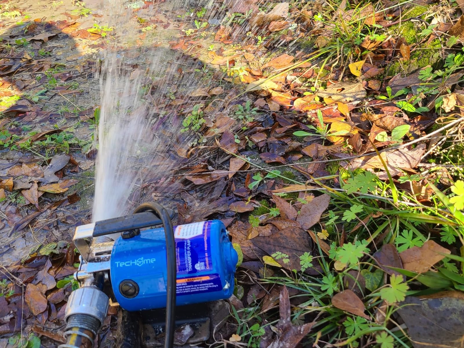 TecHome Water Pump Water Transfer Pump, 115V Electric Garden Hose Pump. | 1/10HP 330GPH , with Suction Hose Kit. customer photo 2