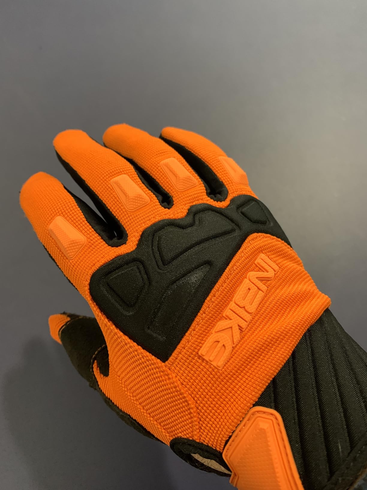 INBIKE Mountain Bike Gloves for Men Knuckle Guard Padded Cycling Gloves customer photo 2