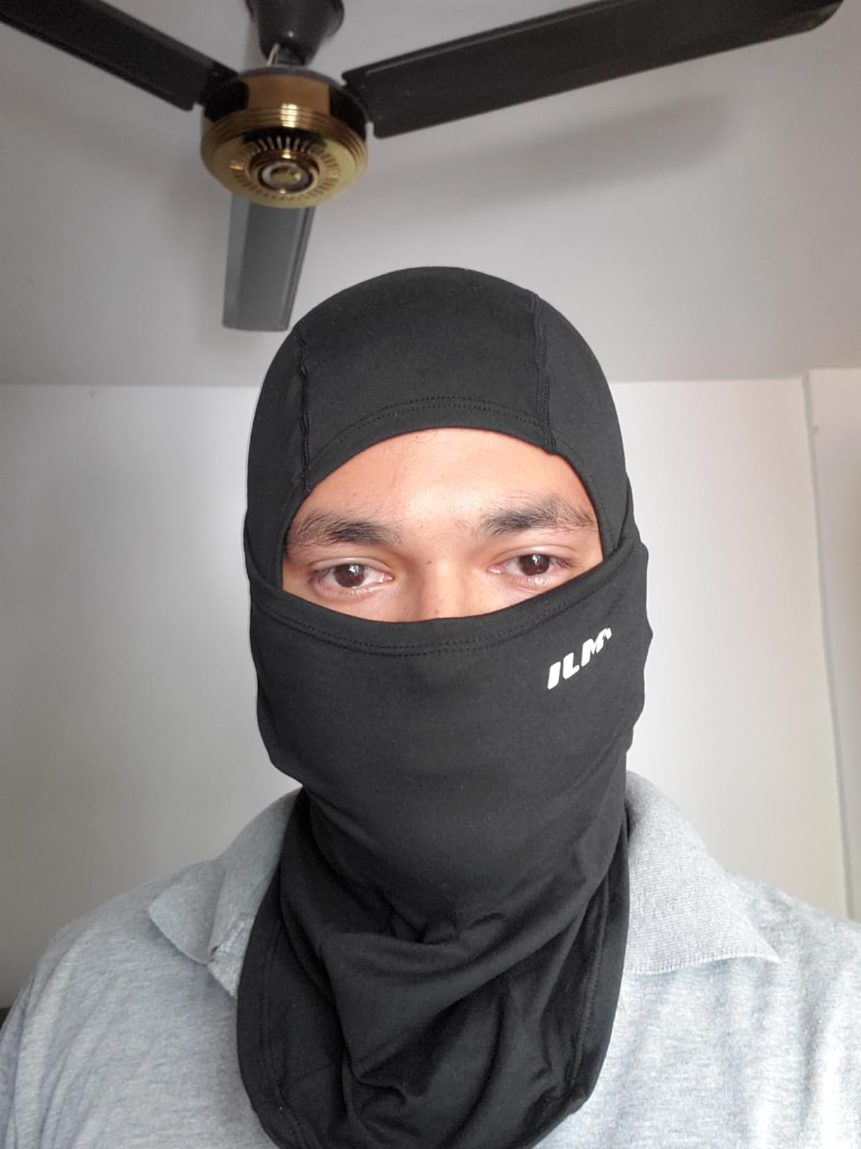 ILM Adult Motorcycle Balaclava Face Mask for Ski FM01A Men Women Black customer photo 2
