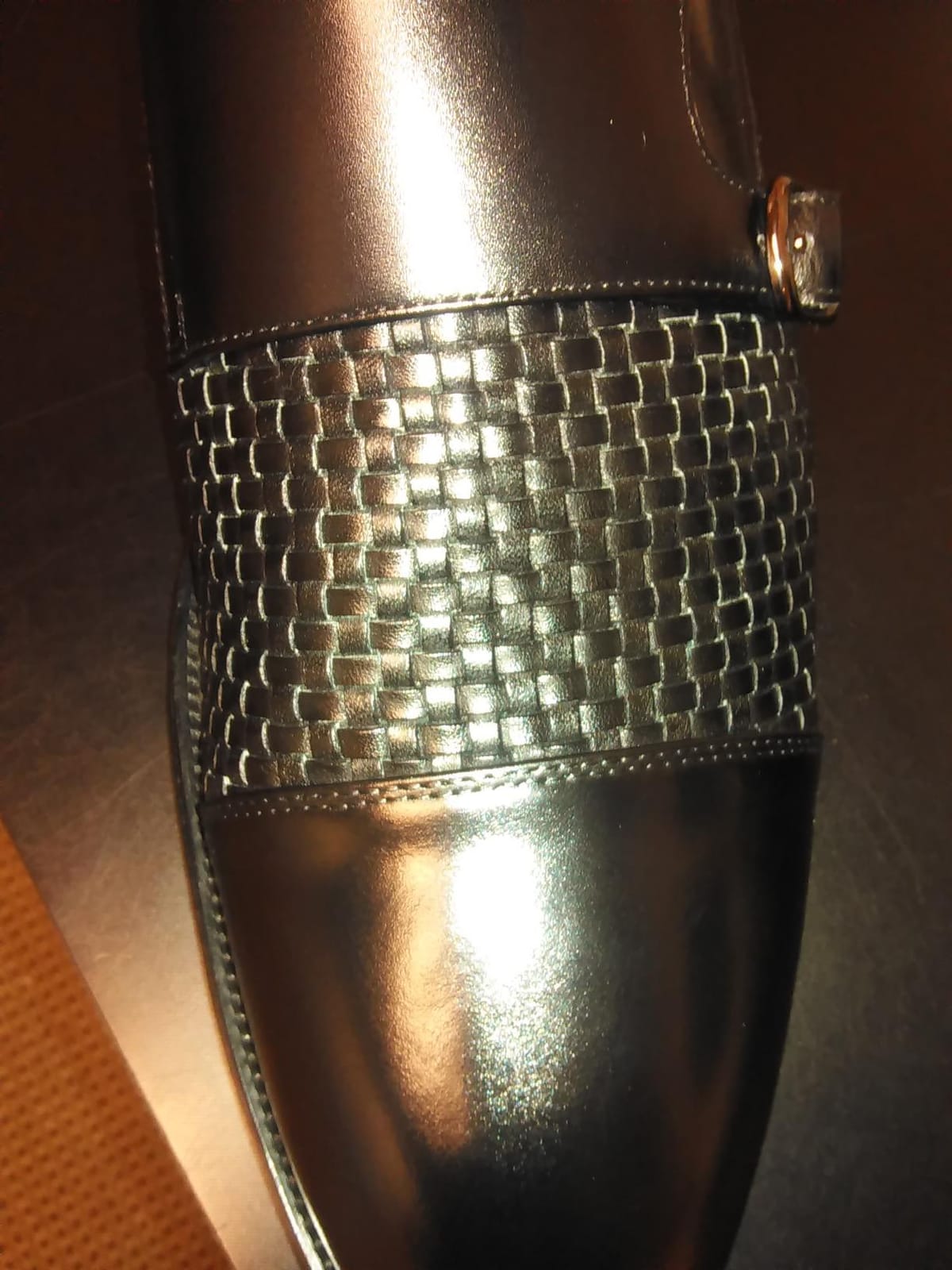Men's Dress Shoes Monk Strap Slip-On Leather Formal customer photo 2