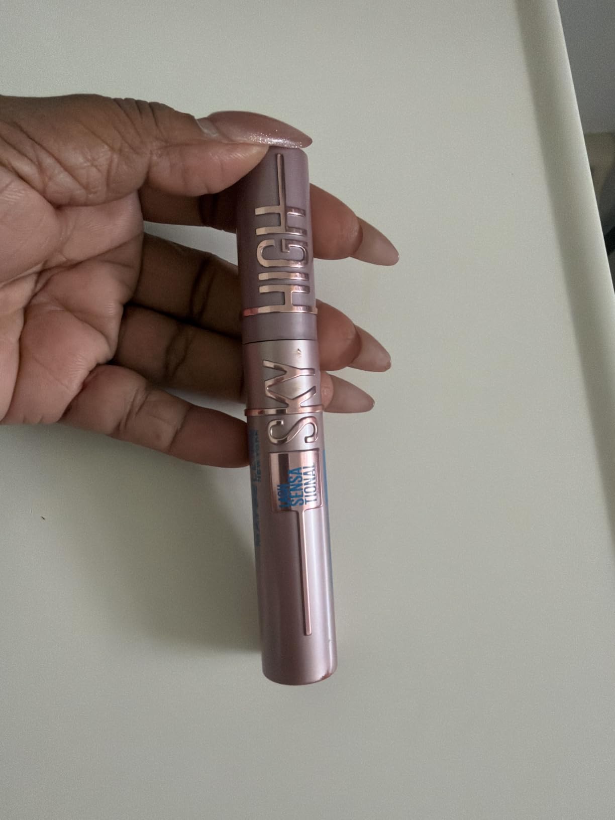 Maybelline Lash Sensational Sky High Washable Mascara Makeup, Volumizing, Lengthening, Defining, Curling, Multiplying, Buildable Formula, Blackest Black, 1 Count customer photo 1
