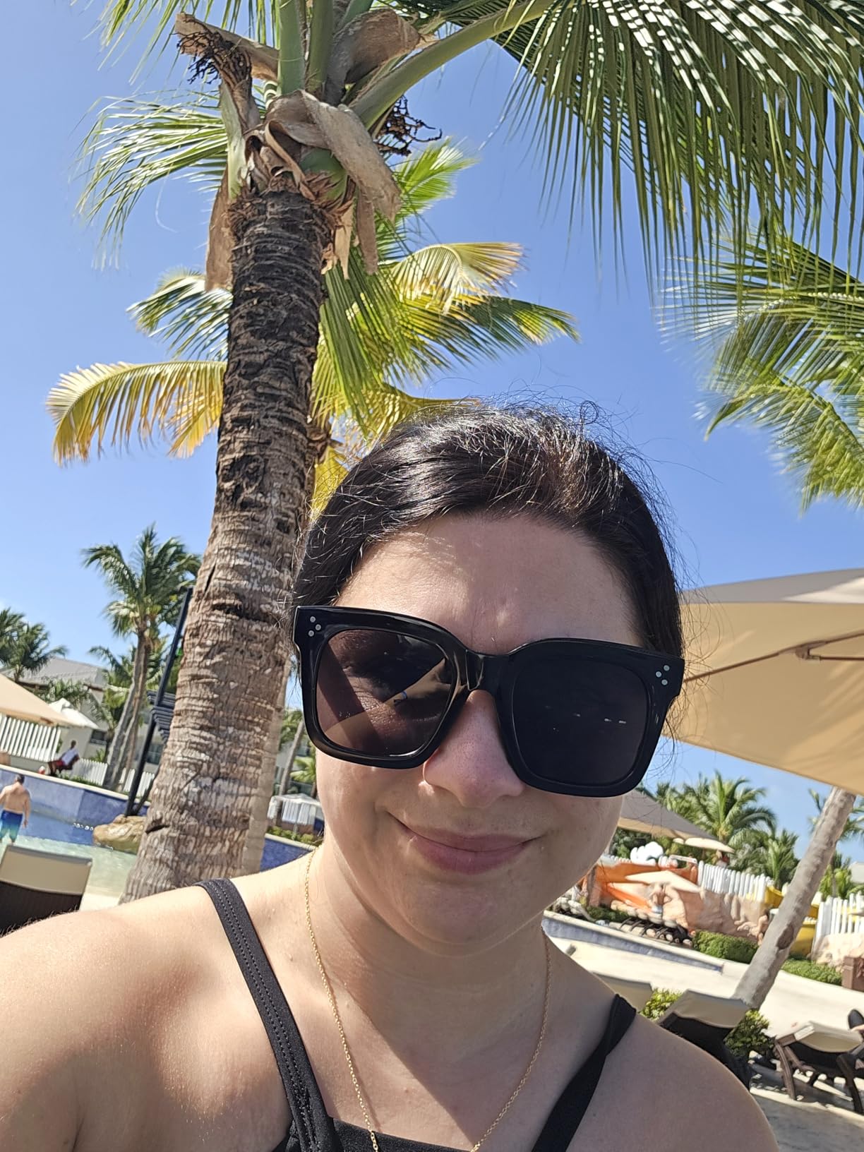 Vintage Women Oversized Sunglasses Designer Luxury Square Shades customer photo 1