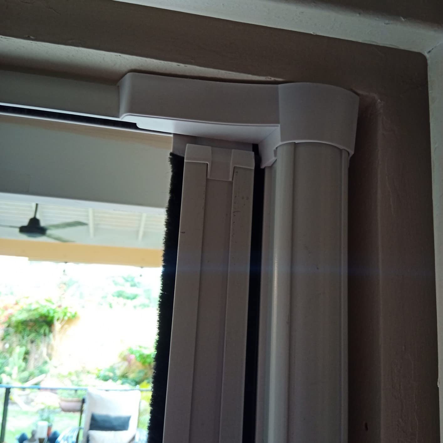 LARSON Brisa Black Double French Door Screen EZ-Glide 68-72 in Wide customer photo 1