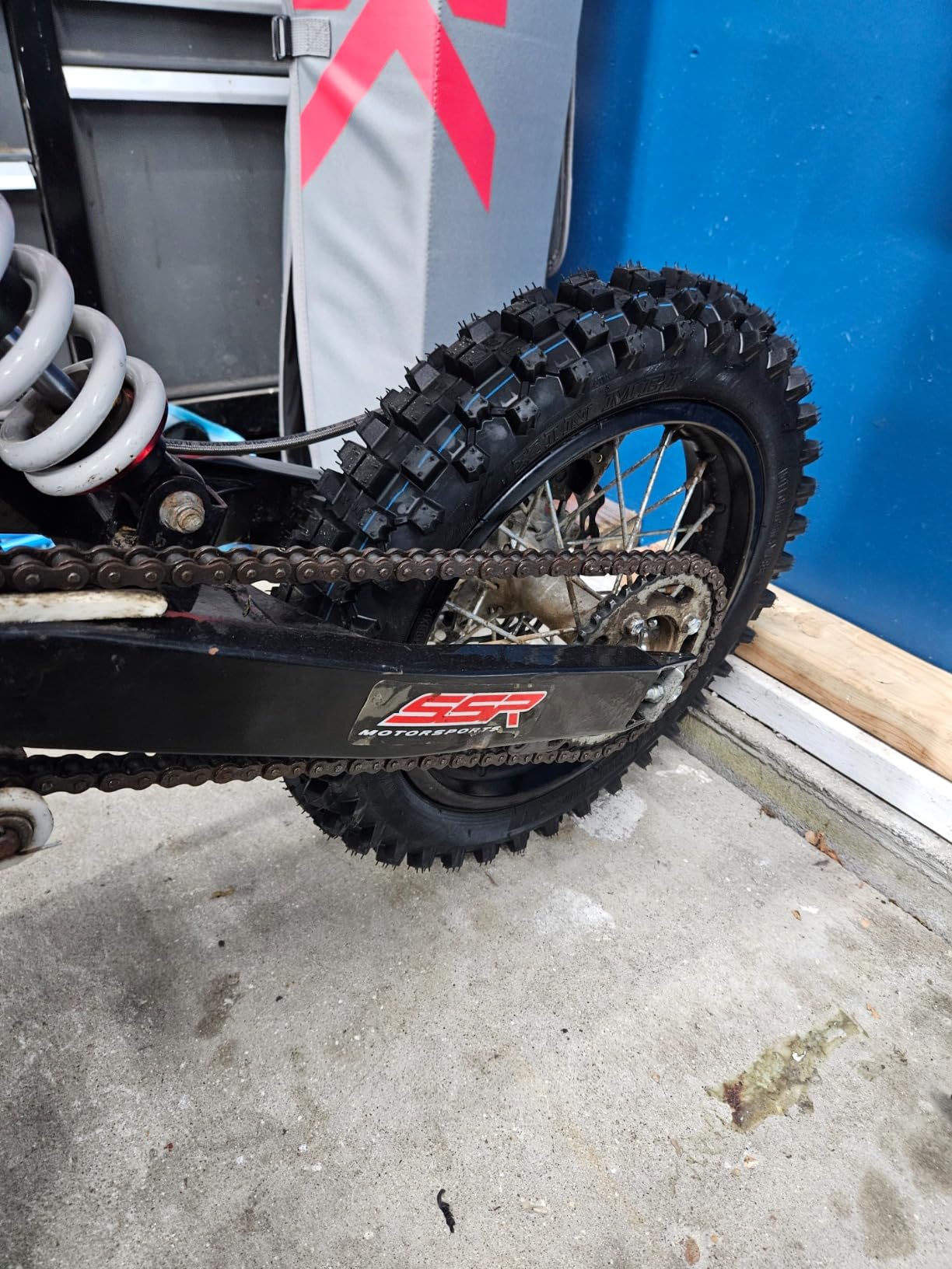 HIAORS 3.00-12 80/100-12 Dirt Bike Rear Tire and Inner Tube Compatible with 90cc 110cc 125cc XR70 CRF70 PW80 TTR90 TTR110 KX65 SSR125 Taotao DB14 Coolster QG214 Tuttio Off Road Motocross Motorcycle customer photo 1