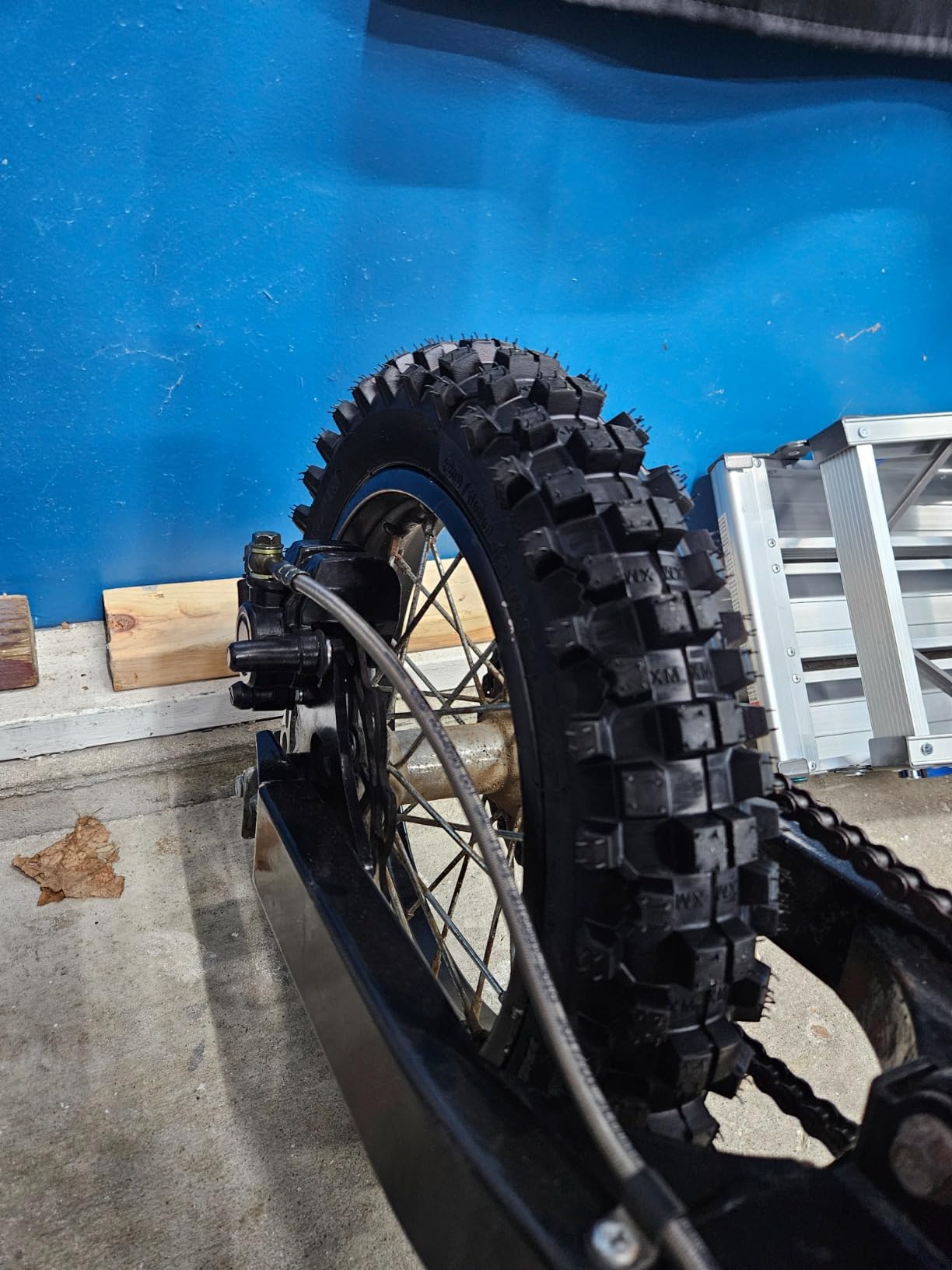 HIAORS 3.00-12 80/100-12 Dirt Bike Rear Tire and Inner Tube Compatible with 90cc 110cc 125cc XR70 CRF70 PW80 TTR90 TTR110 KX65 SSR125 Taotao DB14 Coolster QG214 Tuttio Off Road Motocross Motorcycle customer photo 2