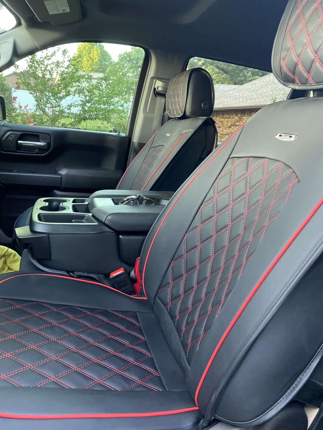 Seat Covers Chevy Chevrolet Silverado GMC Sierra 2007-2026 1500 2500HD customer photo 2