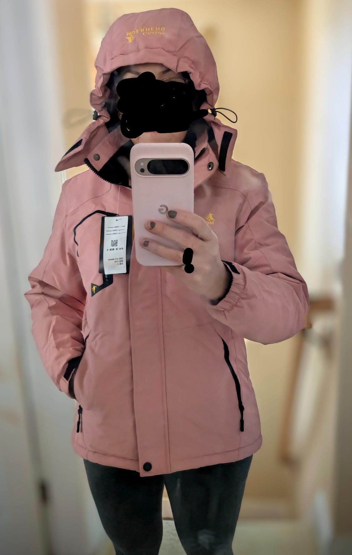 MOERDENG Women's Ski Jacket Warm Winter Coat Snowboarding Jacket customer photo 2