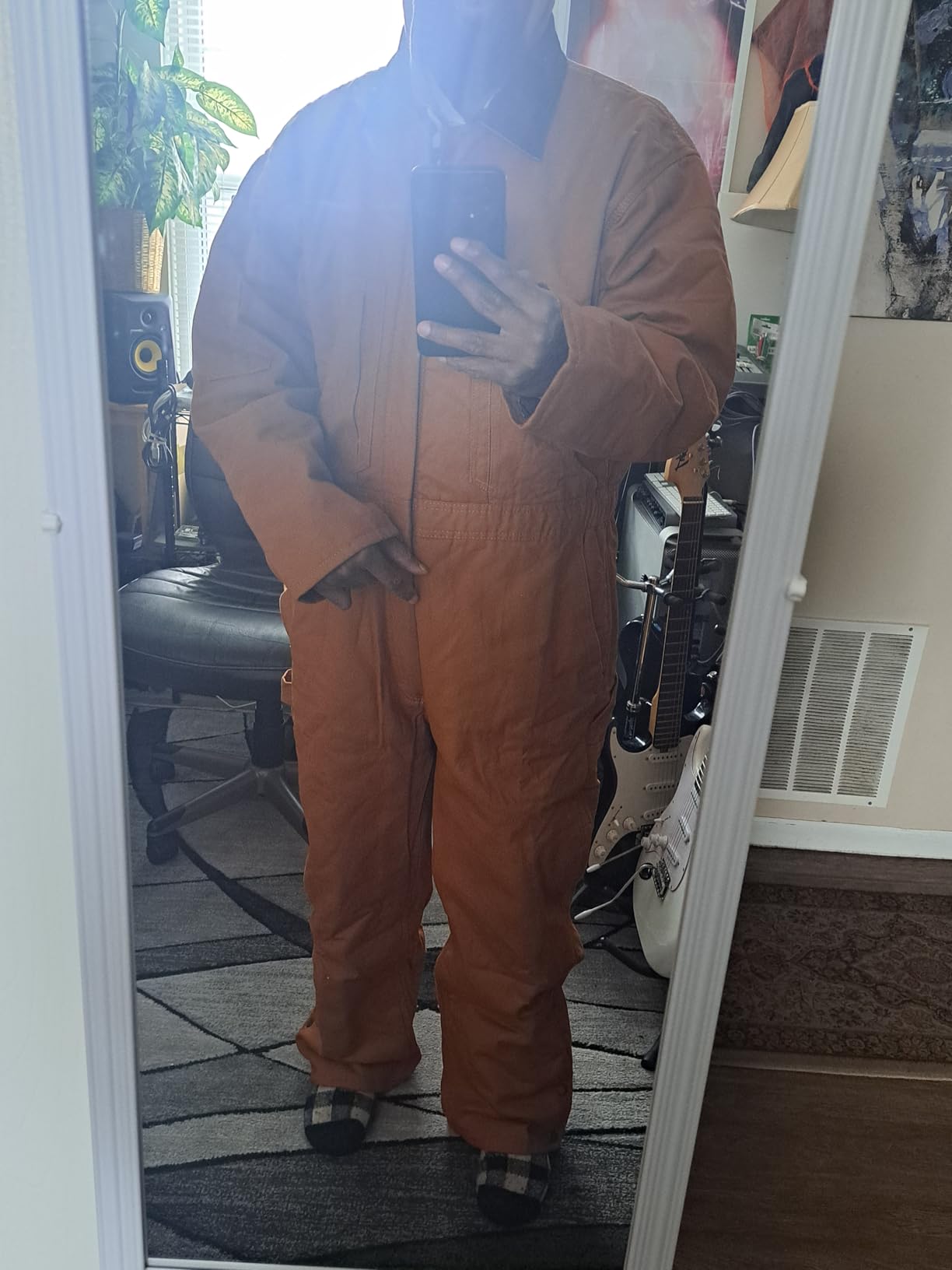 Bass Creek Outfitters Mens Insulated Coveralls Work Jumpsuit with Pockets customer photo 1
