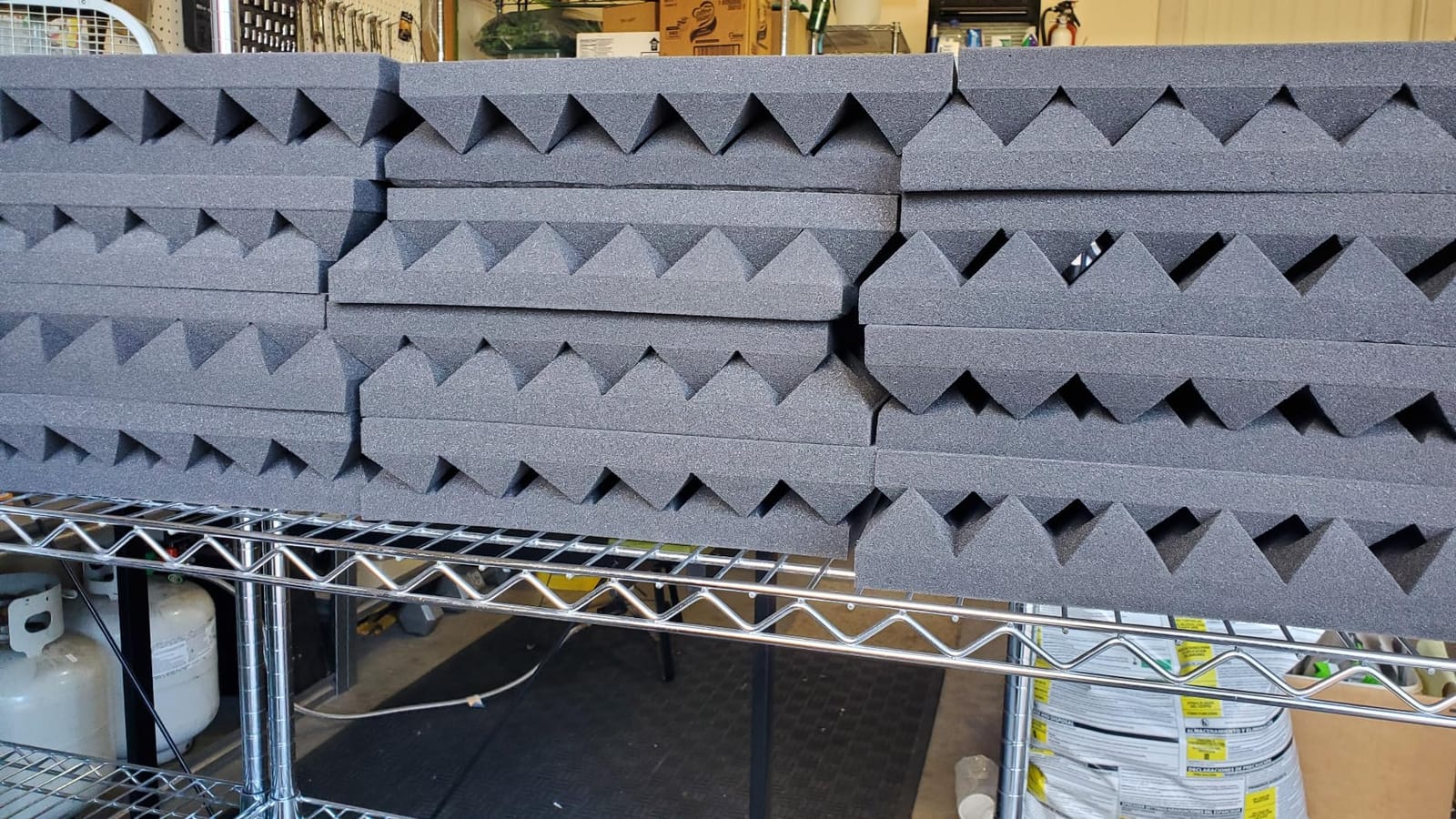 24 Pack 2” Thick Pyramid Acoustic Foam, Sound Proof Foam Panels for Walls customer photo 1
