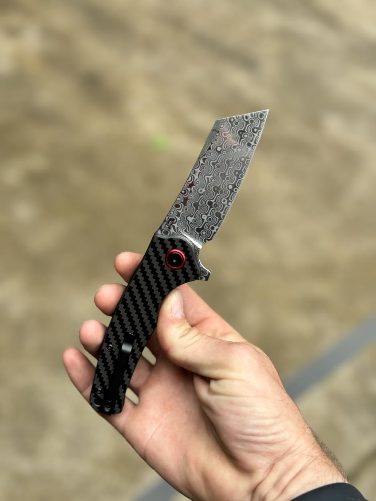 CJRB Crag Folding Pocket Knife, 3.43