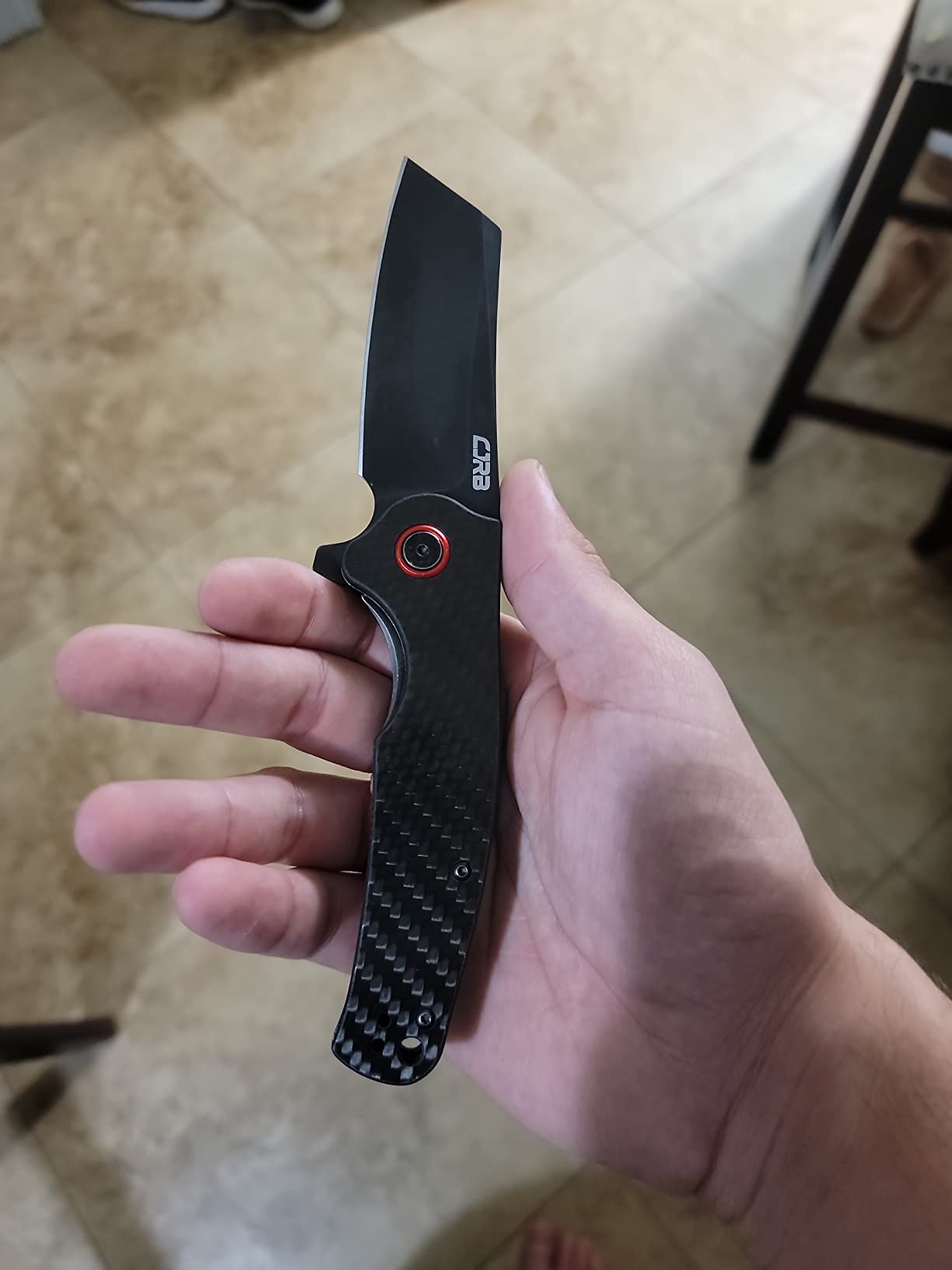CJRB Crag Folding Pocket Knife, 3.43