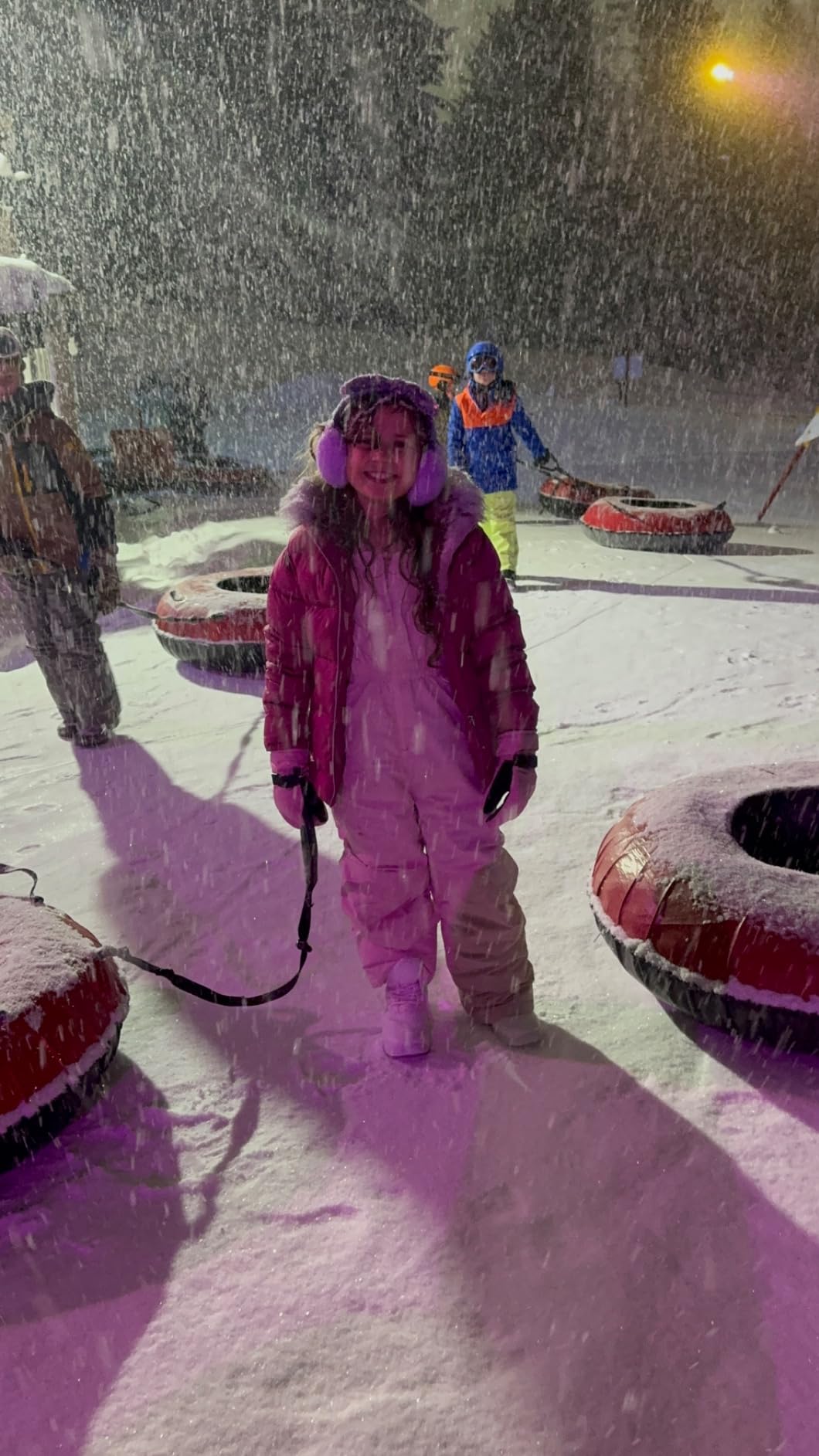 Amazon Essentials Girls and Toddlers' Water-Resistant Ski & Snow Bib Overall customer photo 1