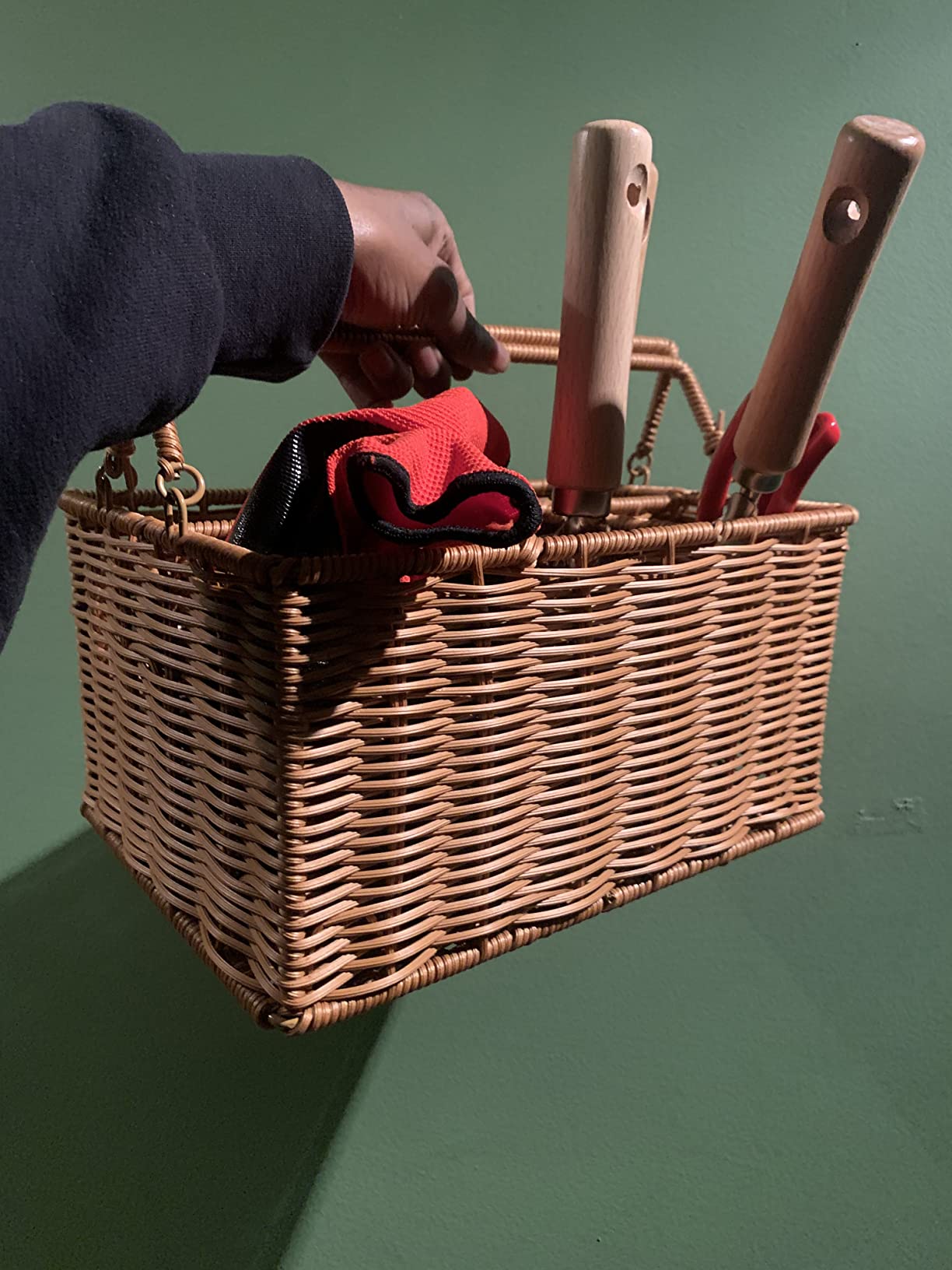 SOLIGT 8 Piece Garden Tools Set with Basket, Gardening Gifts for Women Men customer photo 2