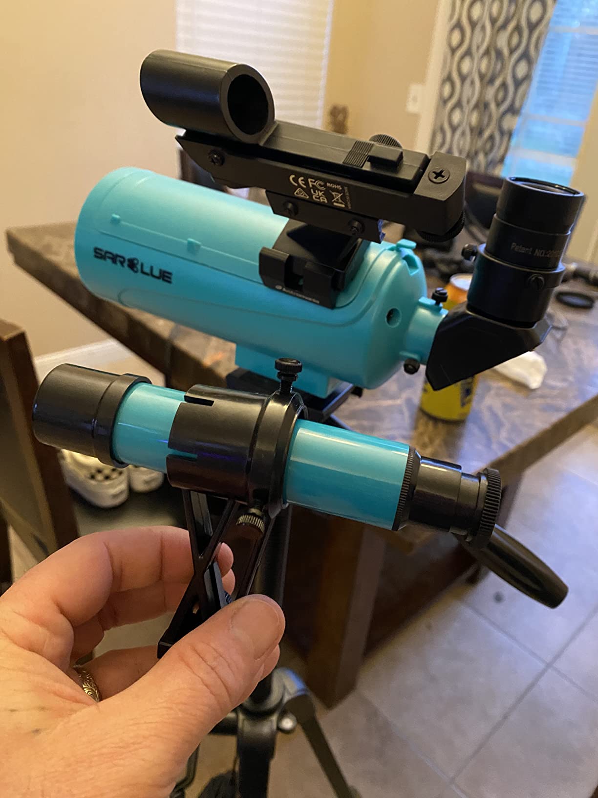 Brightness Red Dot Finderscope, Star Pointer Viewfinder Astronomical Telescope Accessories with Slide-in Bracket customer photo 2