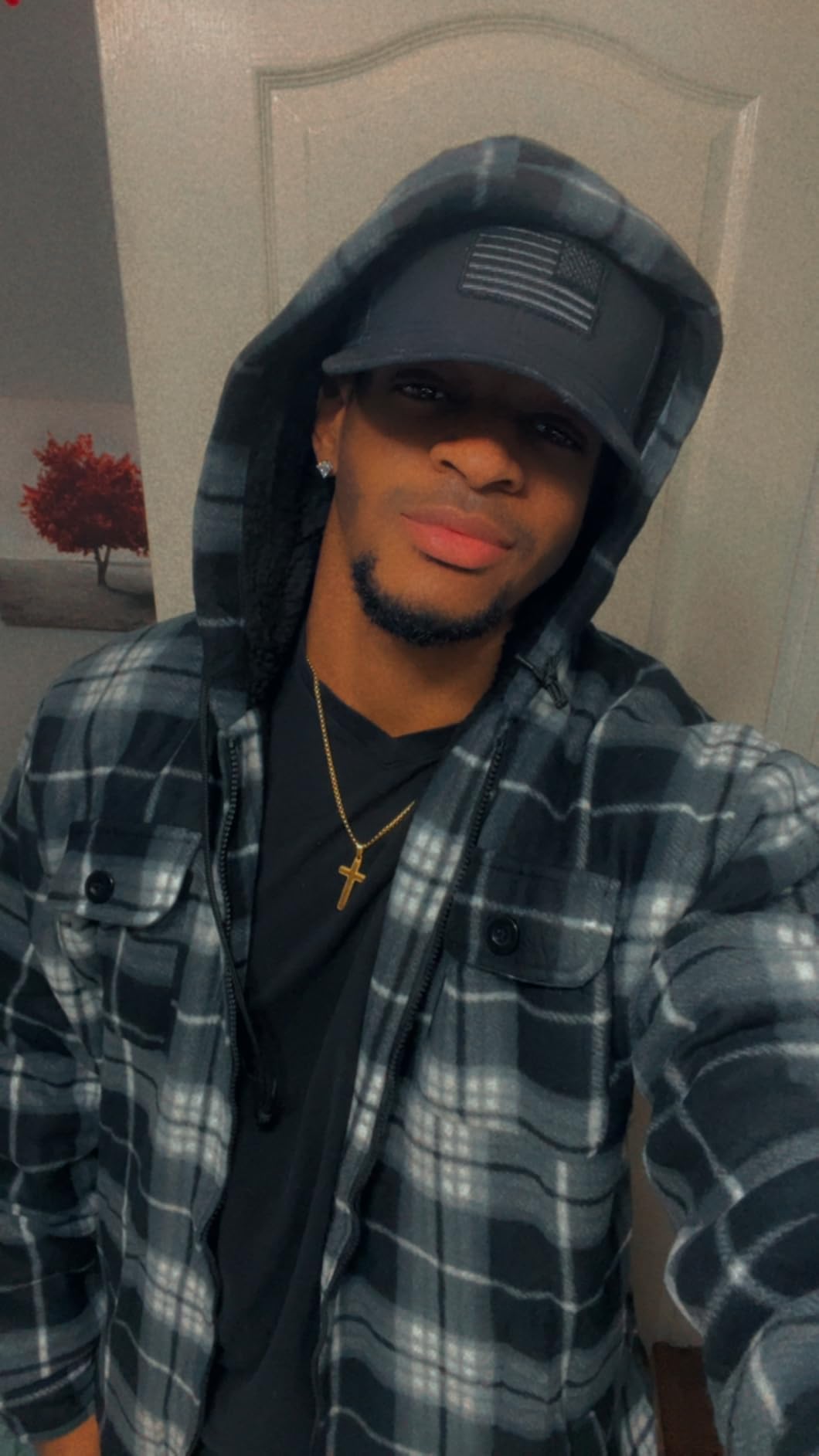 Facitisu Winter Heavy Warm Sherpa Lined Fleece Plaid Flannel Jacket Men Plus Size S-5XL Big&Tall Mens Coat customer photo 1