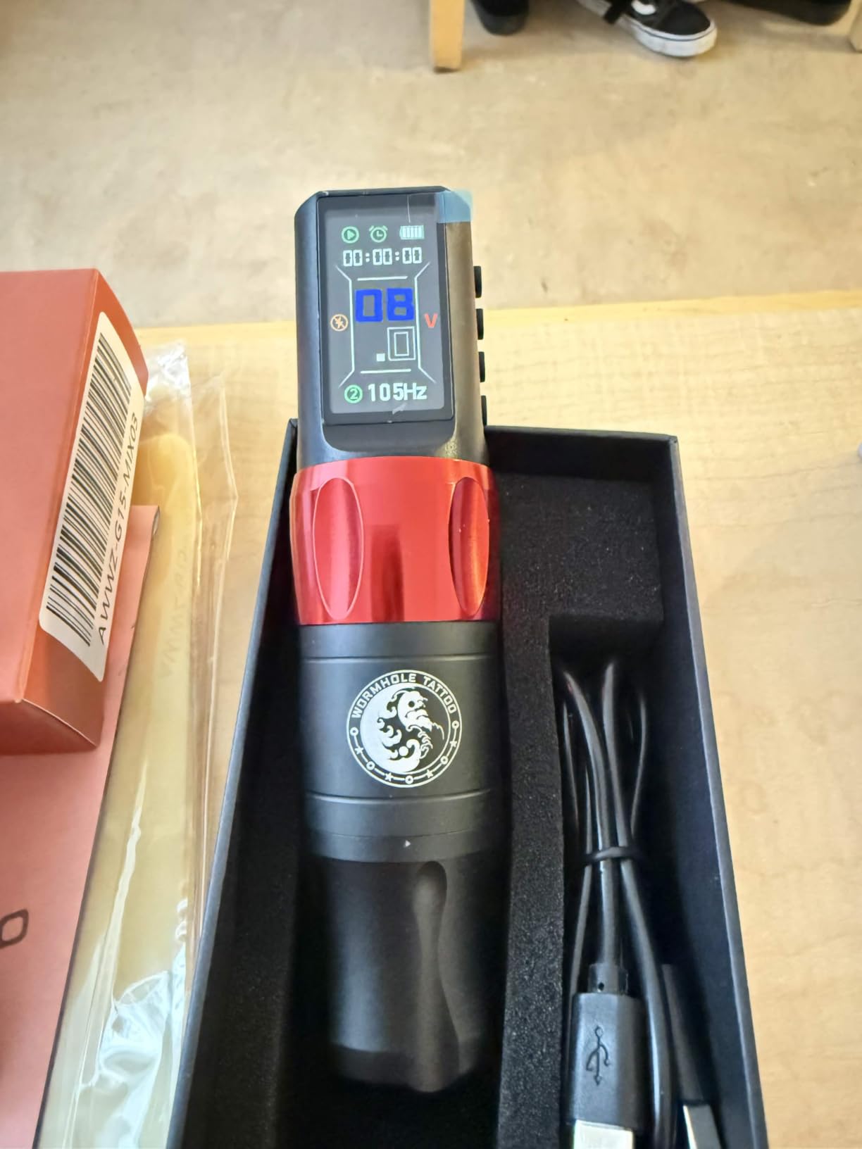 Wormhole Tattoo Gun Kit Uninterrupted Power Set for Beginners-Auri WTK070 customer photo 1