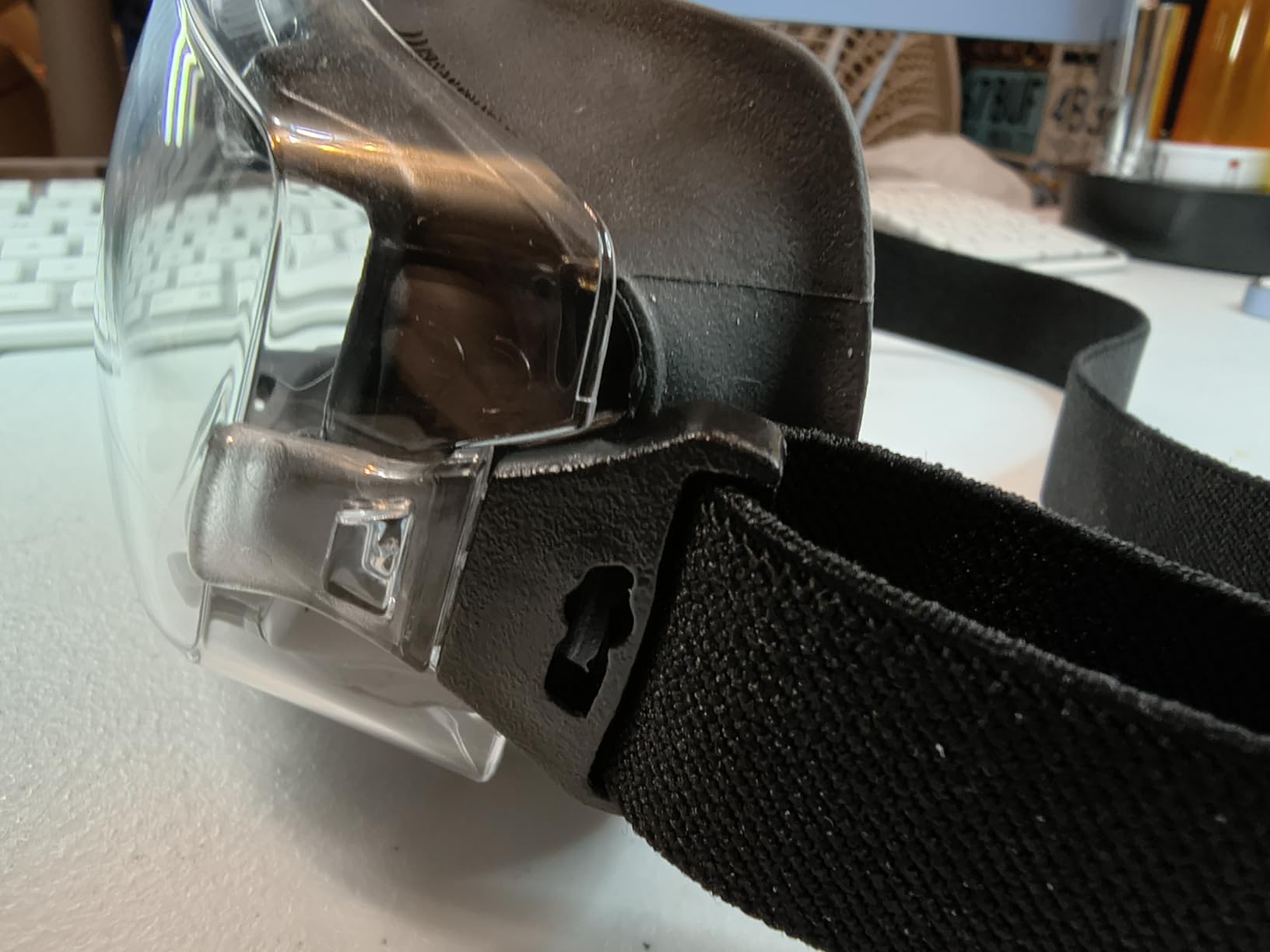 NoCry Anti-Fog Safety Goggles Over Glasses, Dust Eye Protection, ANSI Z87.1 customer photo 2