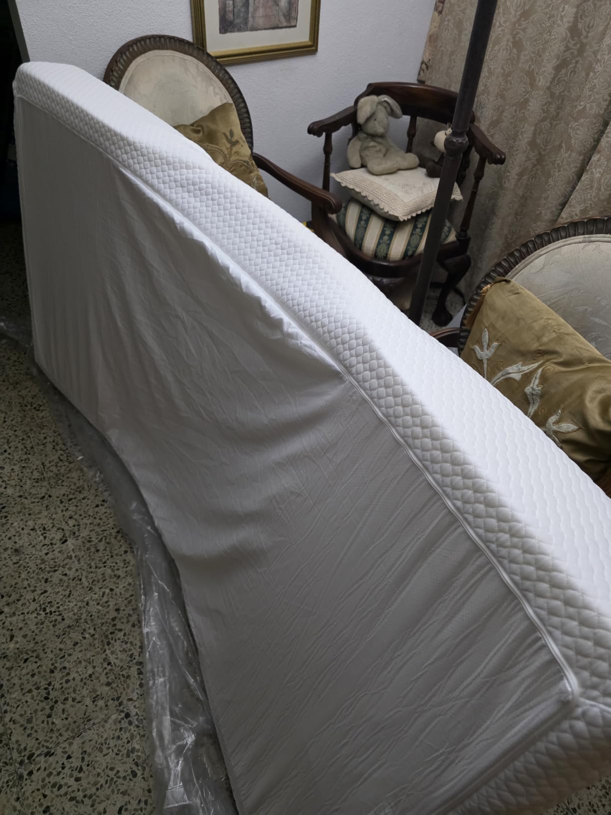 FDW | 8 Inch Twin Mattress | Medium Firm | Gel Memory Foam | White customer photo 1