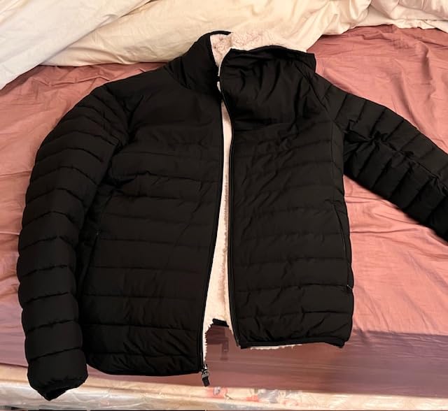 Calvin Klein Men's Lightweight Packable Down Jacket With Sherpa Lining customer photo 2