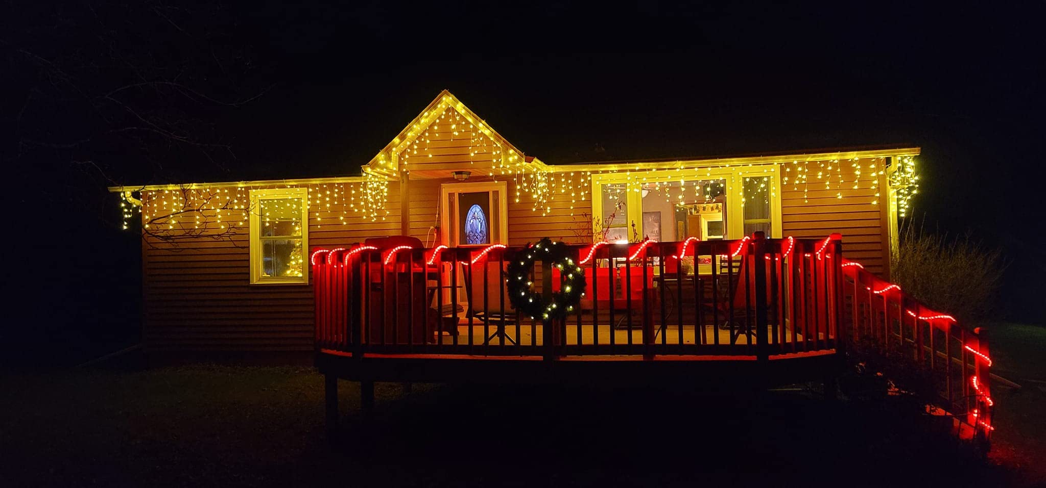 KNONEW Christmas Lights Outdoor Decorations 33ft 400 LED Hanging Light customer photo 1