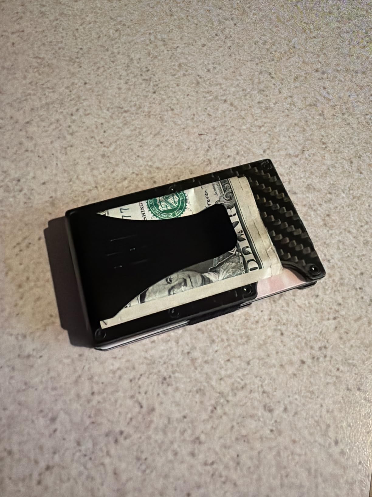 Hayvenhurst Wallet for Men - Slim RFID Blocking Metal Wallet with Money Clip, Minimalist Front Pocket Credit Card Holder, Small Mens Wallet customer photo 1