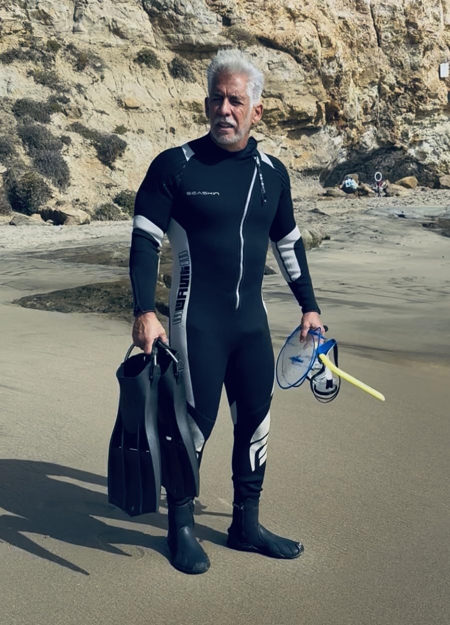 Seaskin Wetsuits for Men Women 3mm Front Zip Full Wetsuit customer photo 1